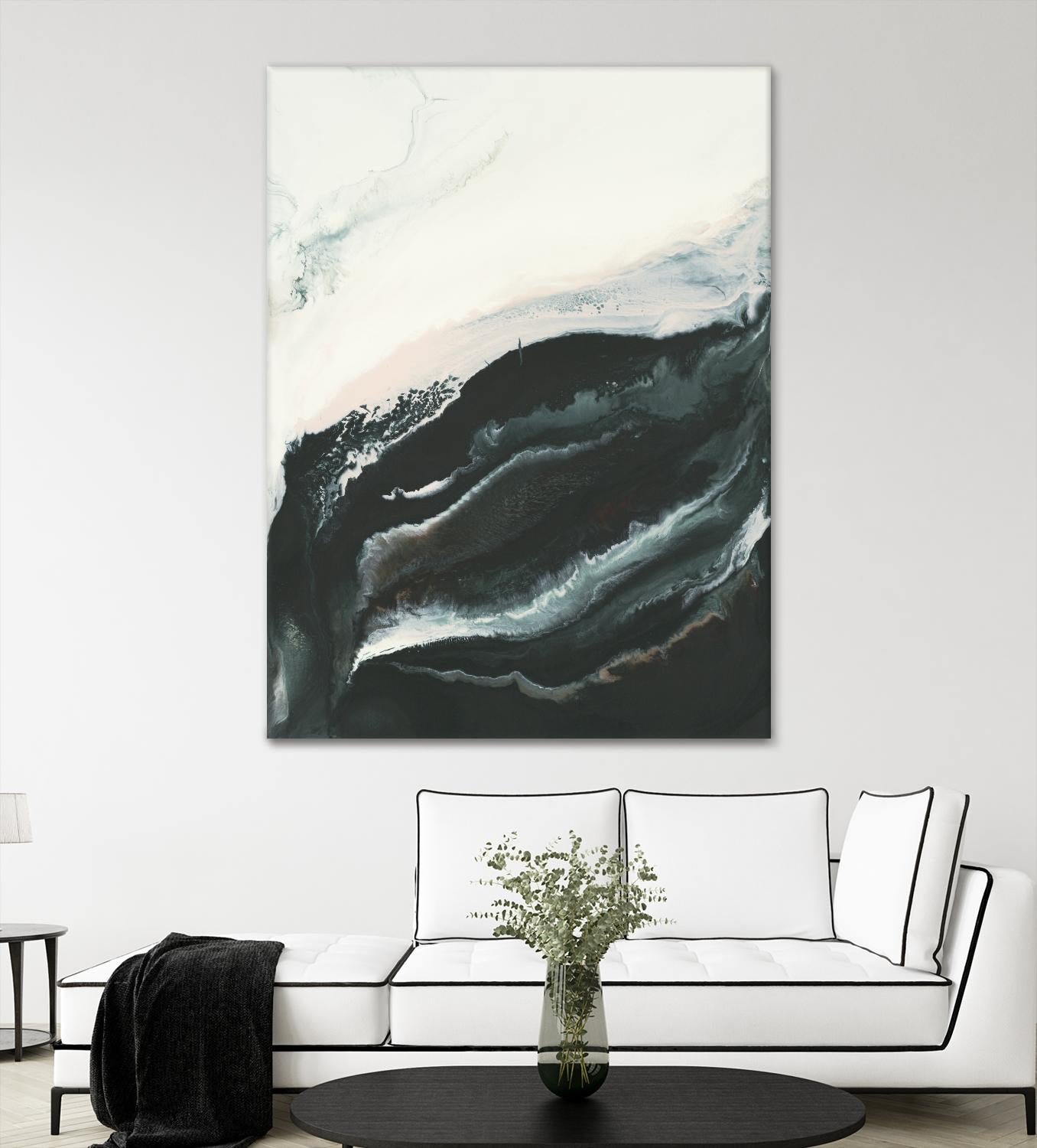 Of Flight by Corrie LaVelle on GIANT ART - greens fluid abstracts