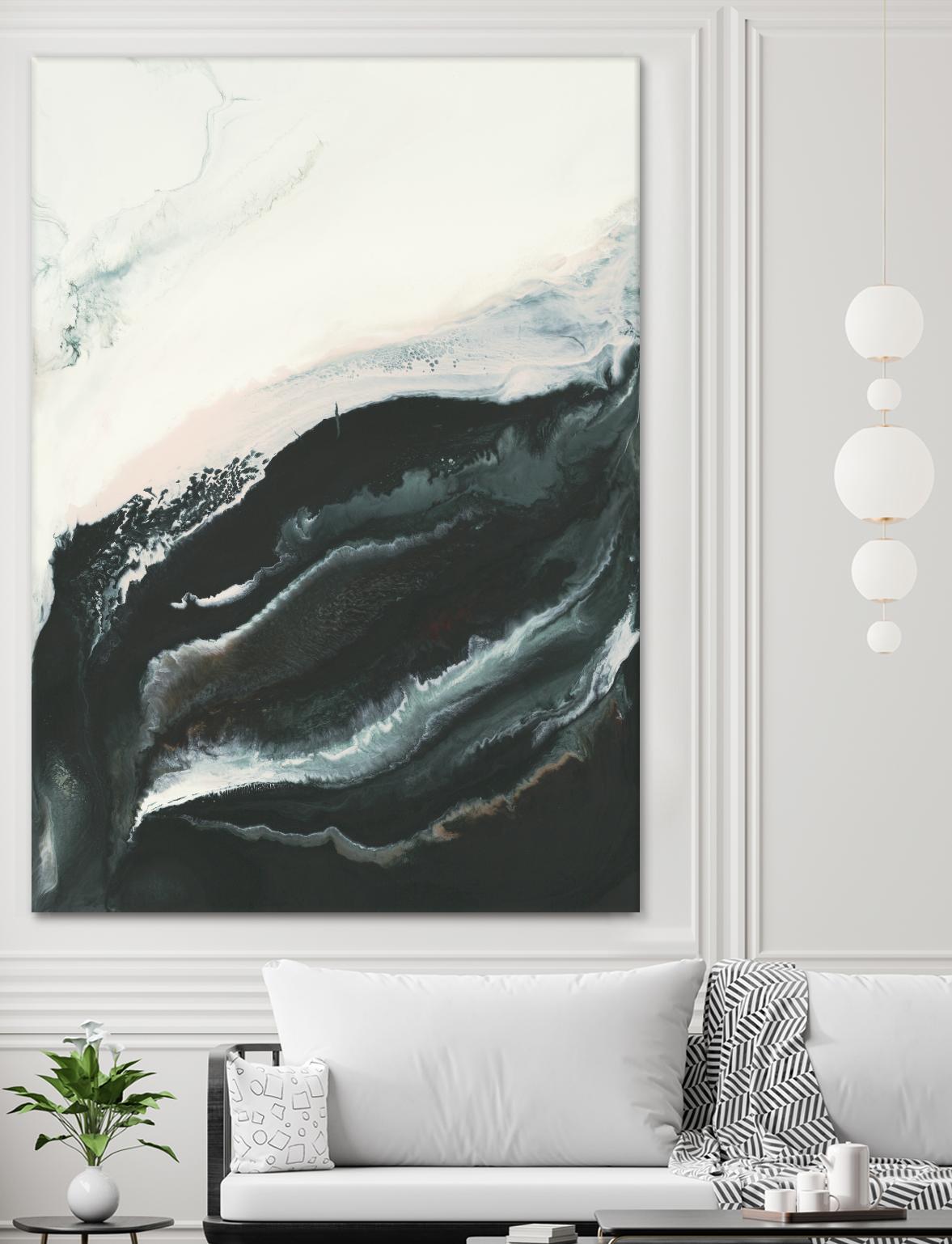 Of Flight by Corrie LaVelle on GIANT ART - greens fluid abstracts