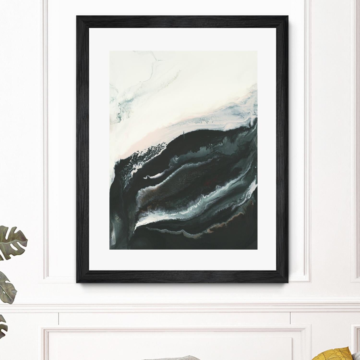 Of Flight by Corrie LaVelle on GIANT ART - greens fluid abstracts