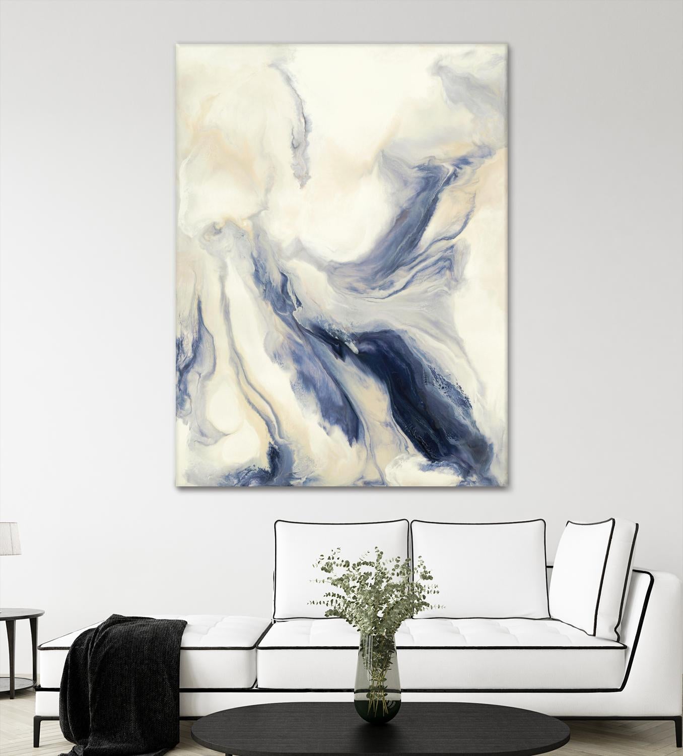 Untitled by Corrie LaVelle on GIANT ART - whites & creams fluid abstract white