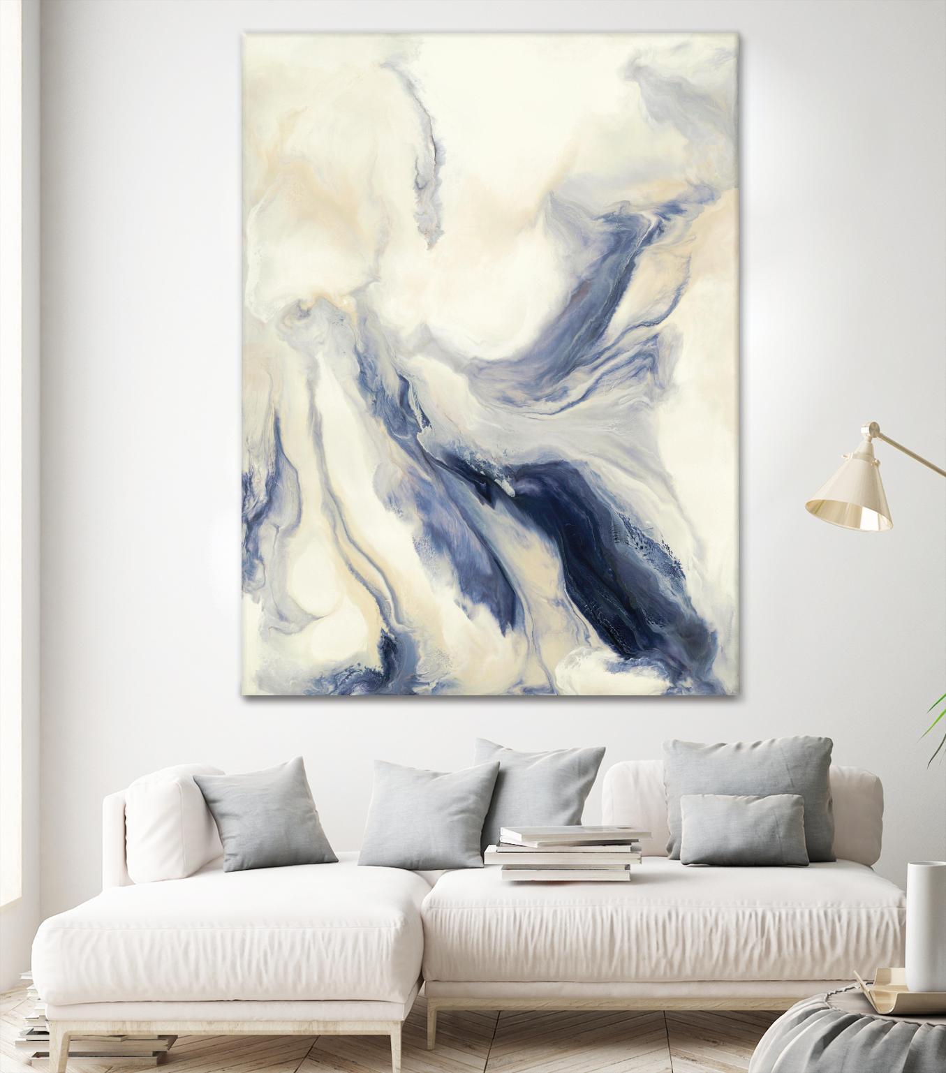 Untitled by Corrie LaVelle on GIANT ART - whites & creams fluid abstract white