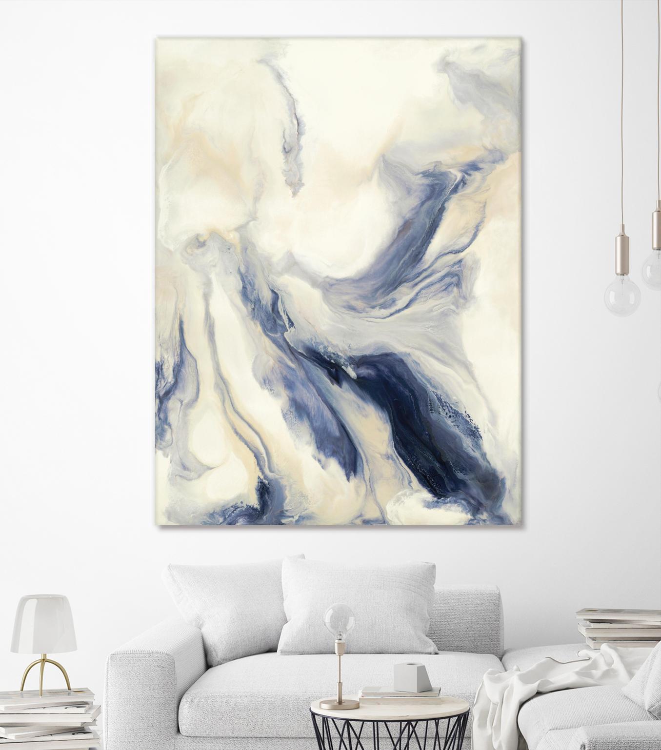 Untitled by Corrie LaVelle on GIANT ART - whites & creams fluid abstract white