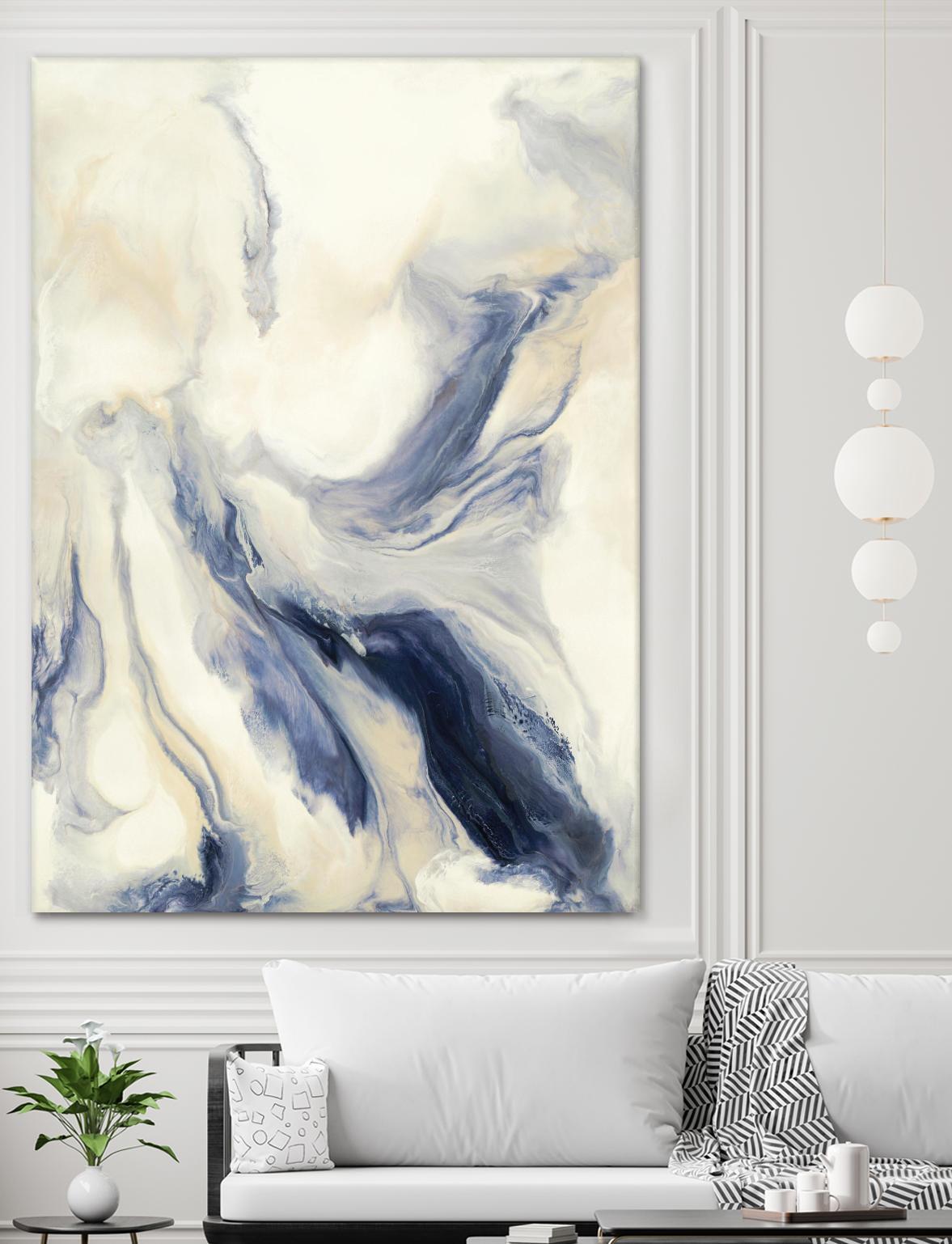 Untitled by Corrie LaVelle on GIANT ART - whites & creams fluid abstract white