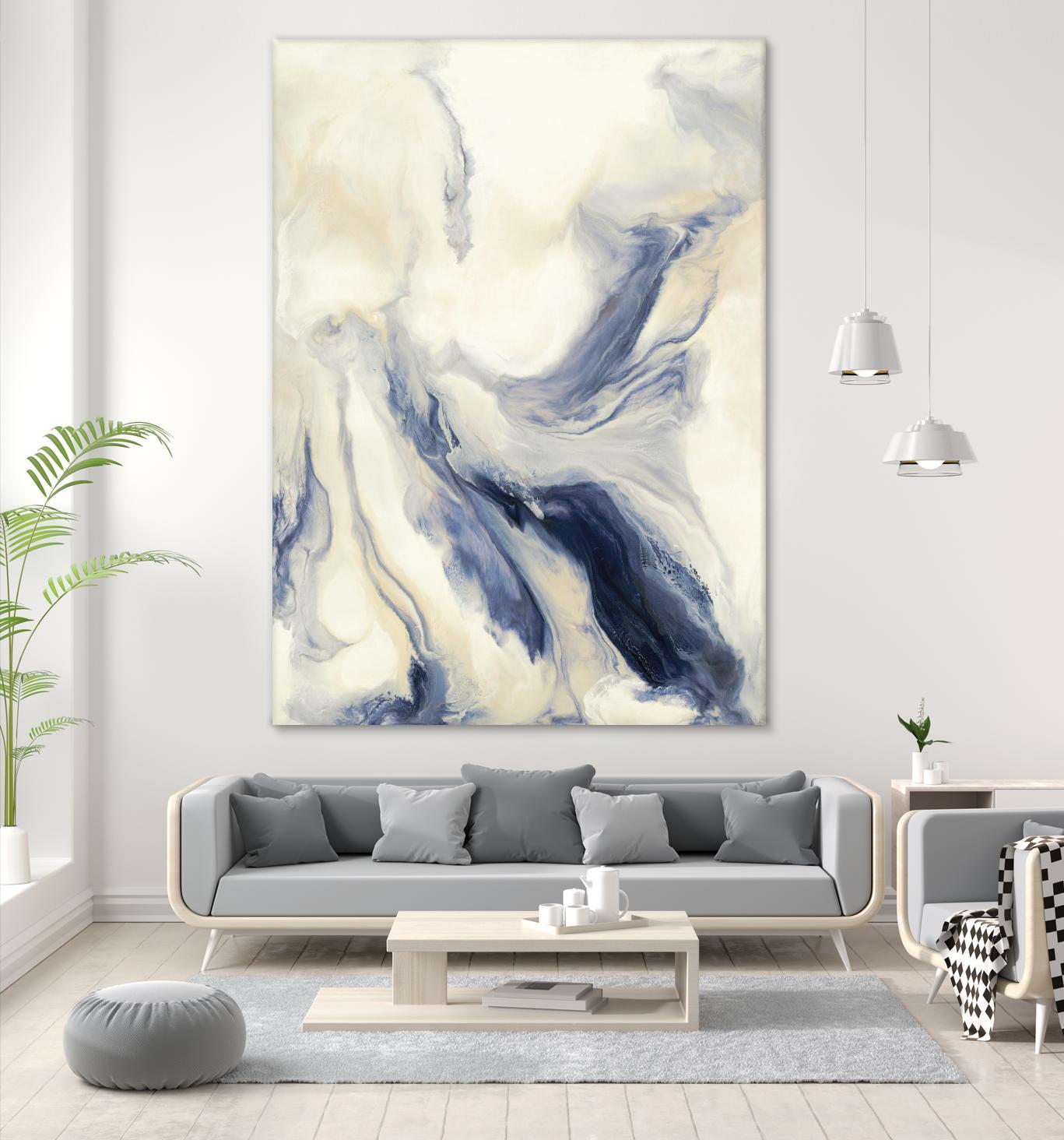 Untitled by Corrie LaVelle on GIANT ART - whites & creams fluid abstract white