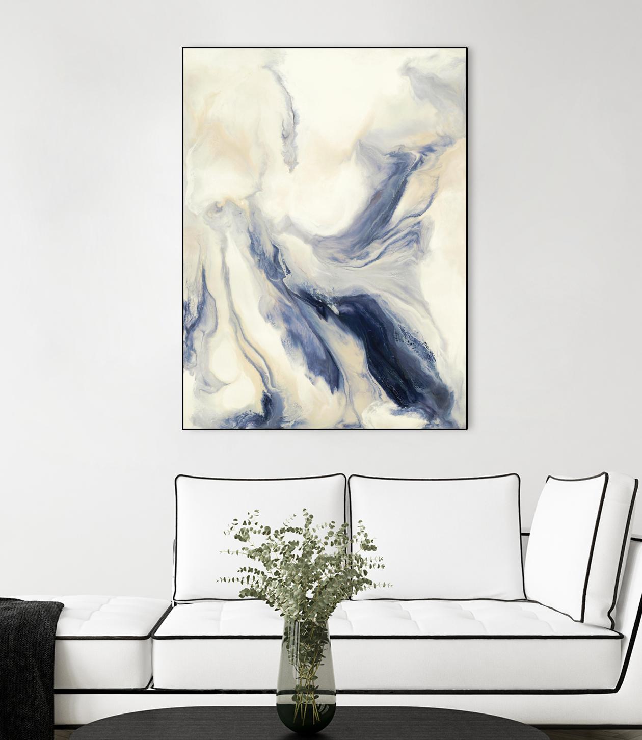 Untitled by Corrie LaVelle on GIANT ART - whites & creams fluid abstract white