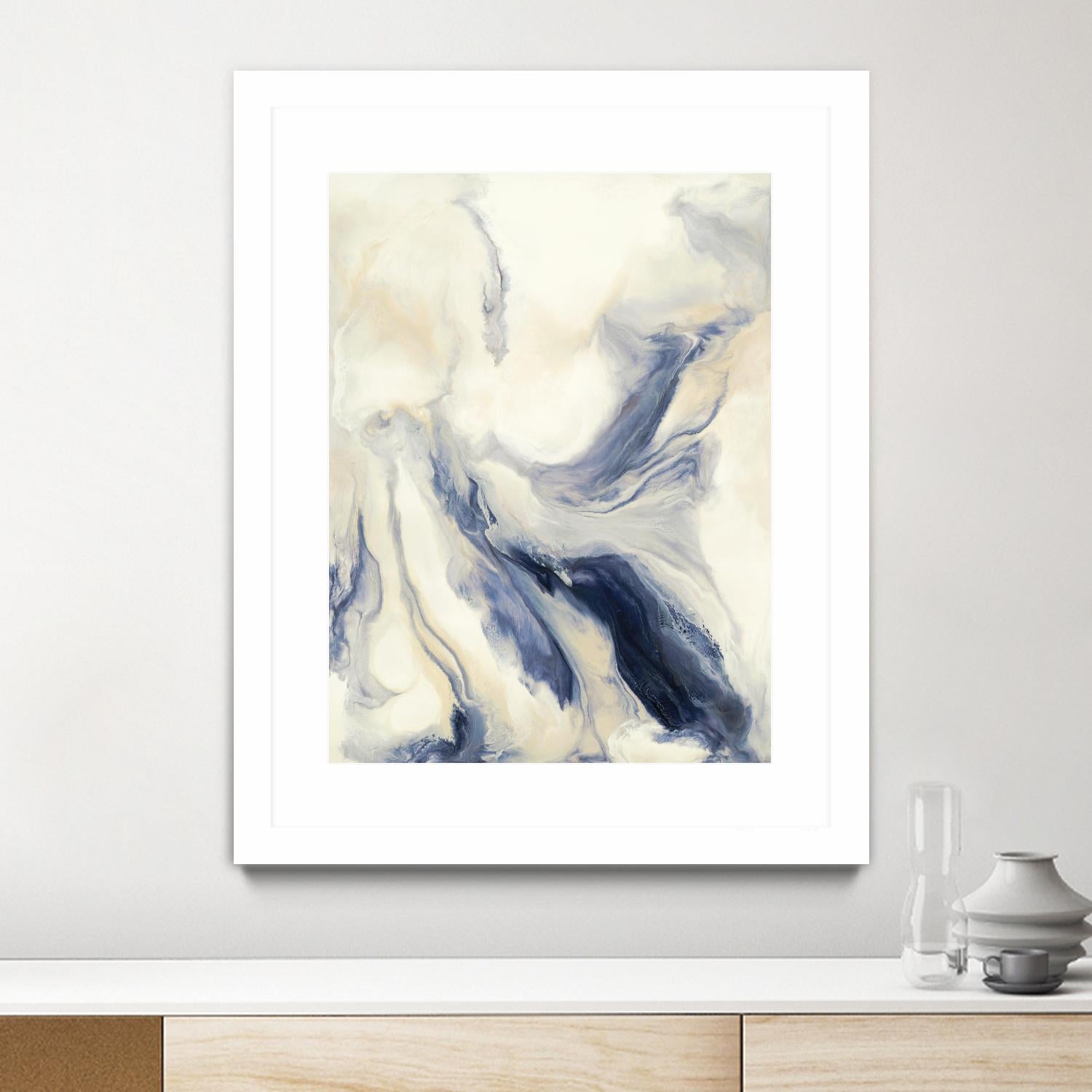Untitled by Corrie LaVelle on GIANT ART - whites & creams fluid abstract white