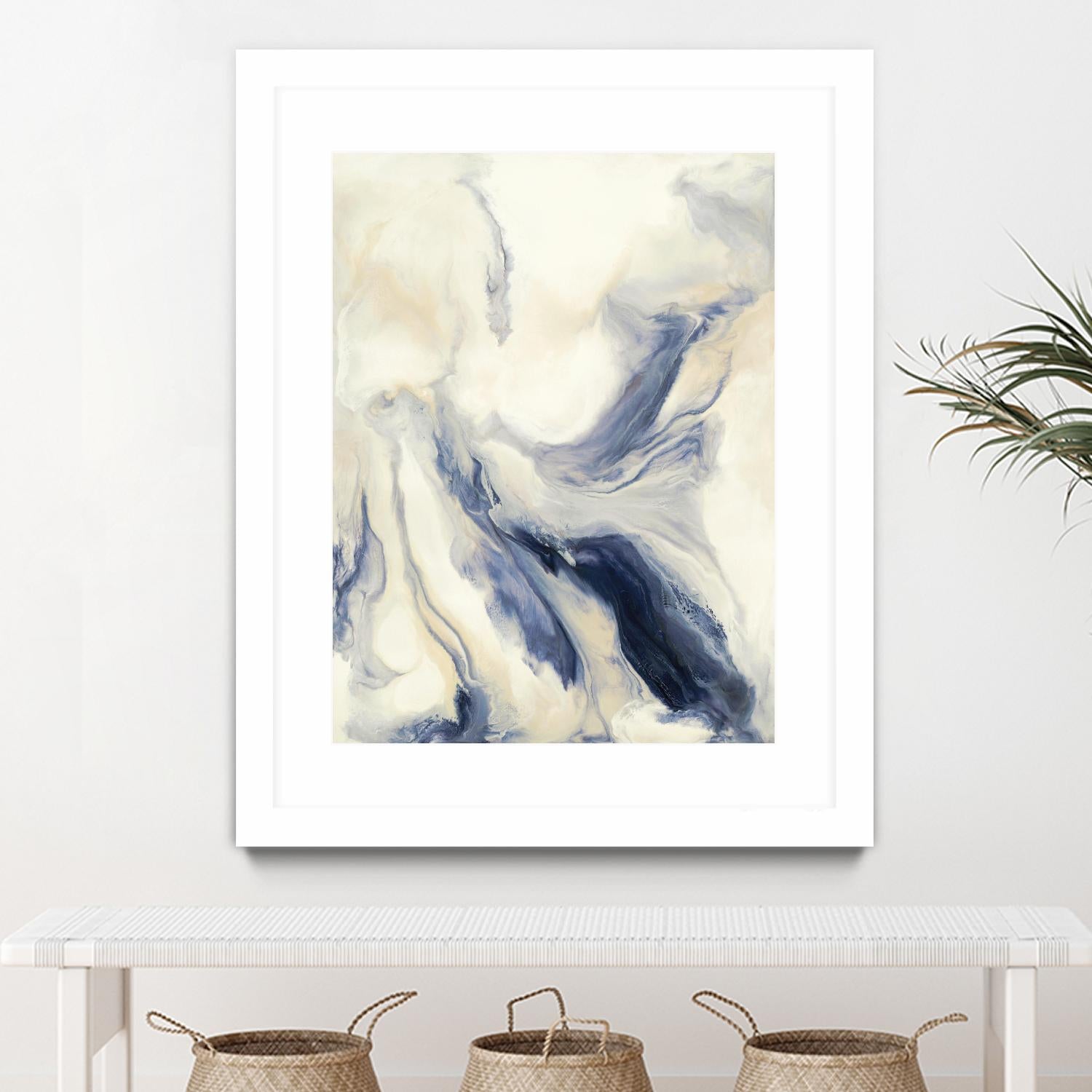 Untitled by Corrie LaVelle on GIANT ART - whites & creams fluid abstract white