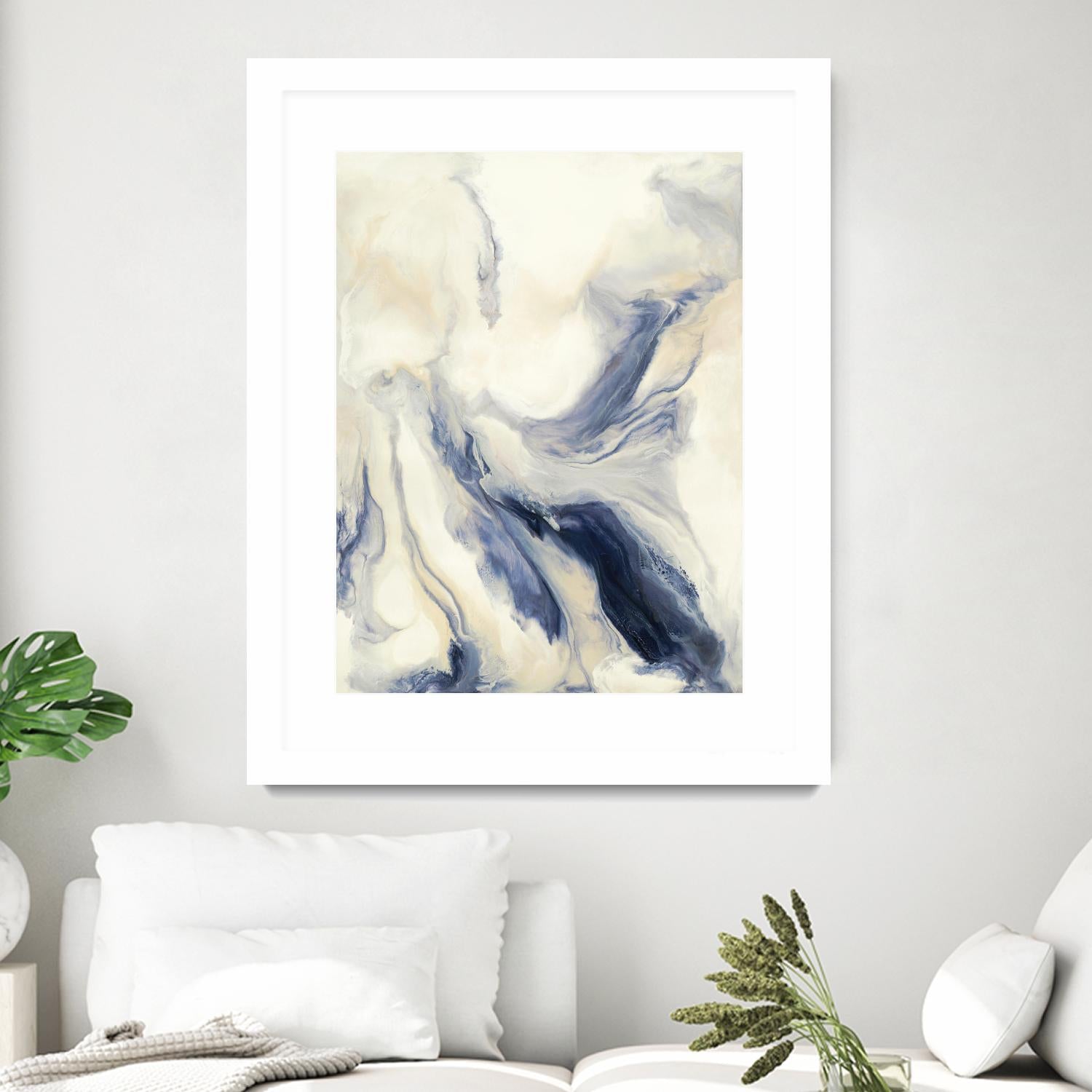 Untitled by Corrie LaVelle on GIANT ART - whites & creams fluid abstract white