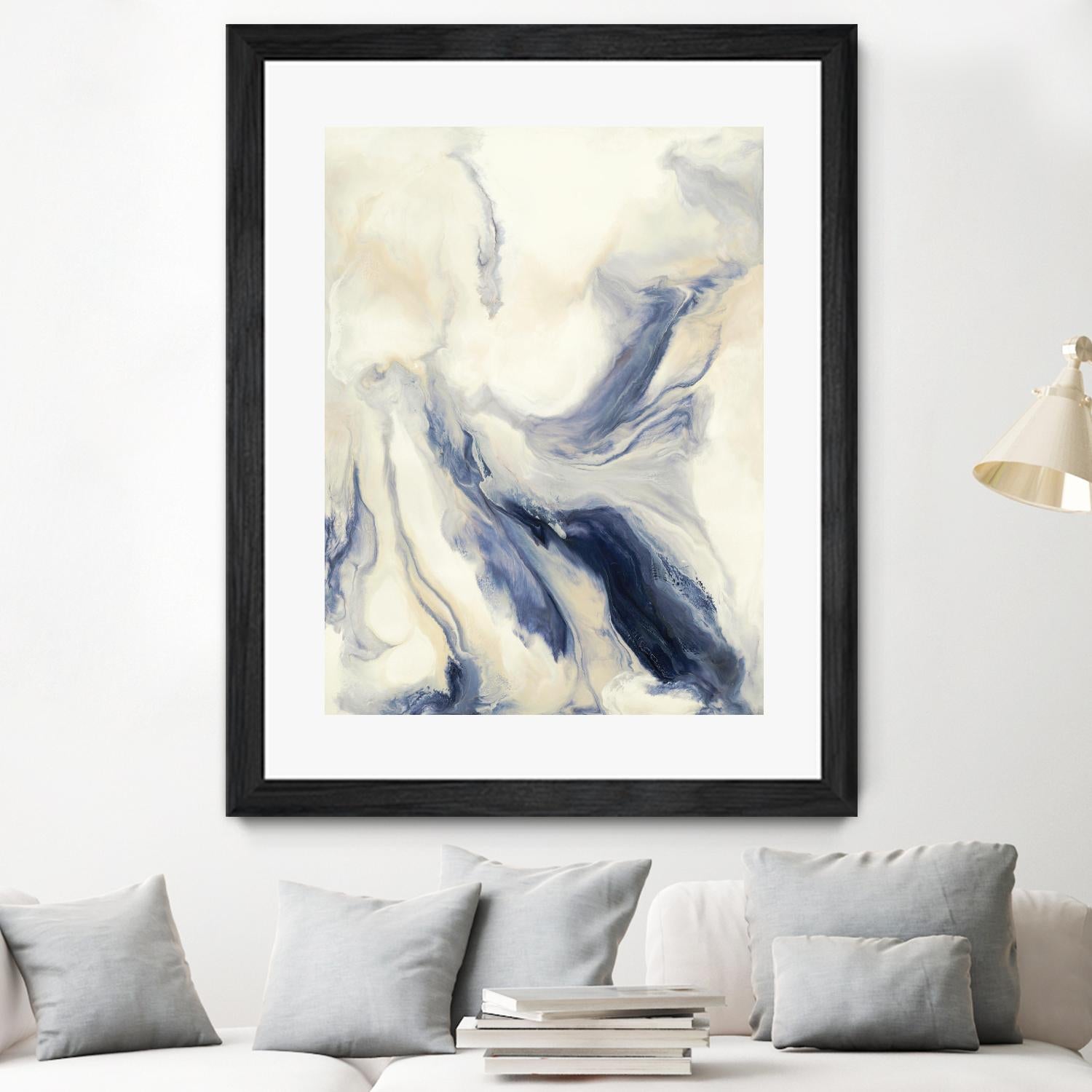 Untitled by Corrie LaVelle on GIANT ART - whites & creams fluid abstract white