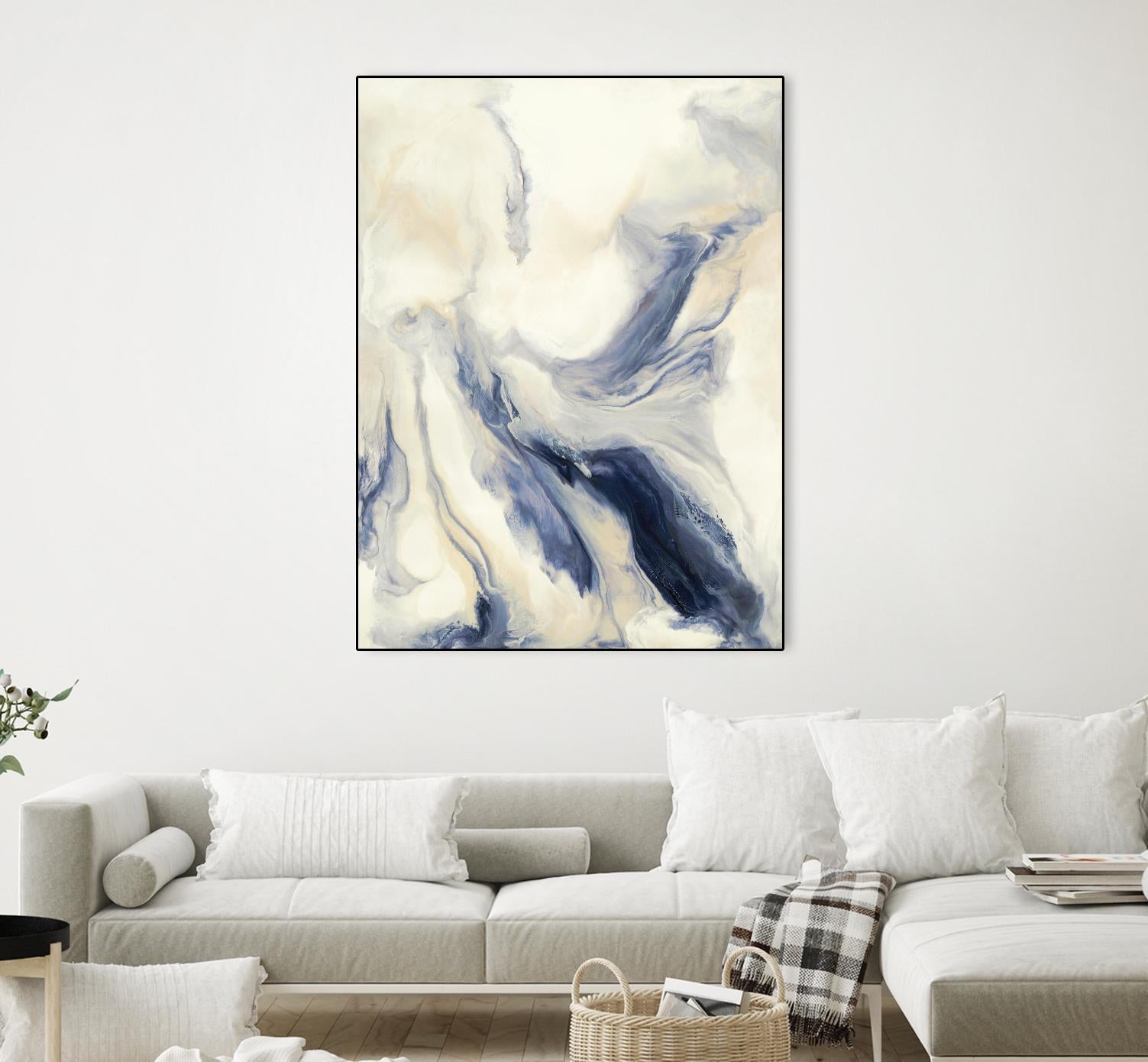 Untitled by Corrie LaVelle on GIANT ART - whites & creams fluid abstract white