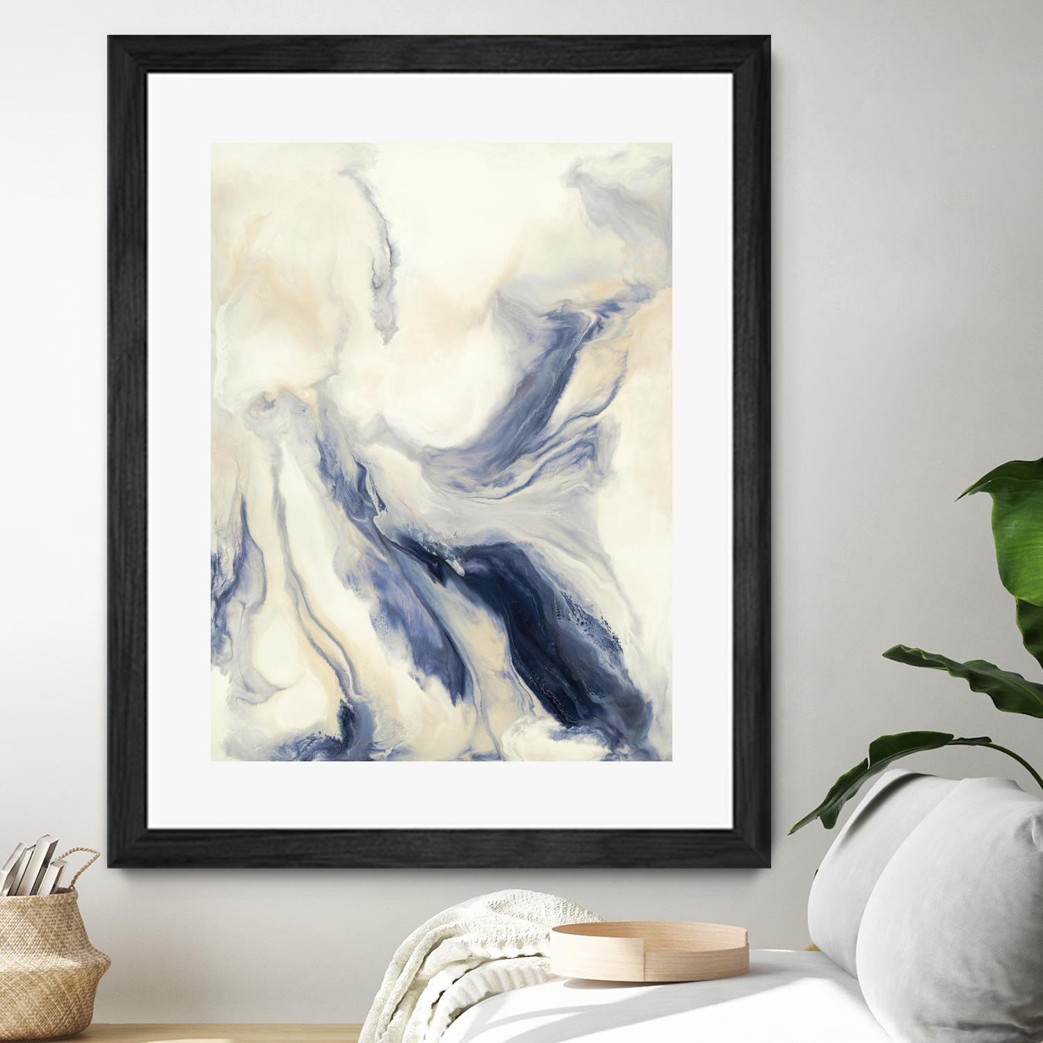 Untitled by Corrie LaVelle on GIANT ART - whites & creams fluid abstract white