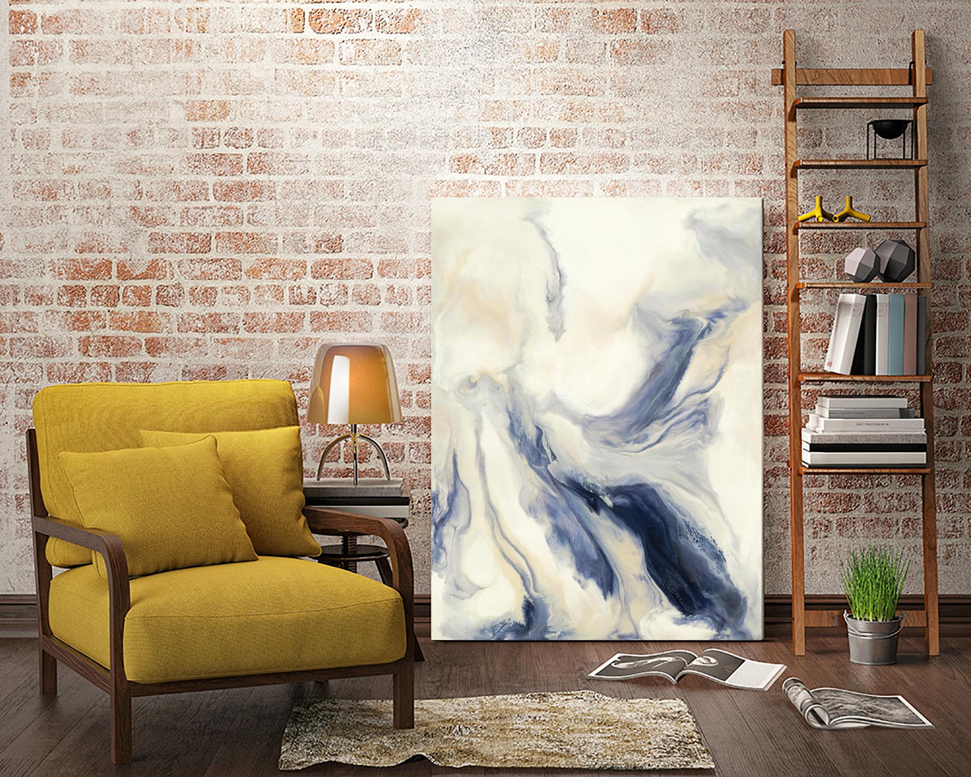 Untitled by Corrie LaVelle on GIANT ART - whites & creams fluid abstract white