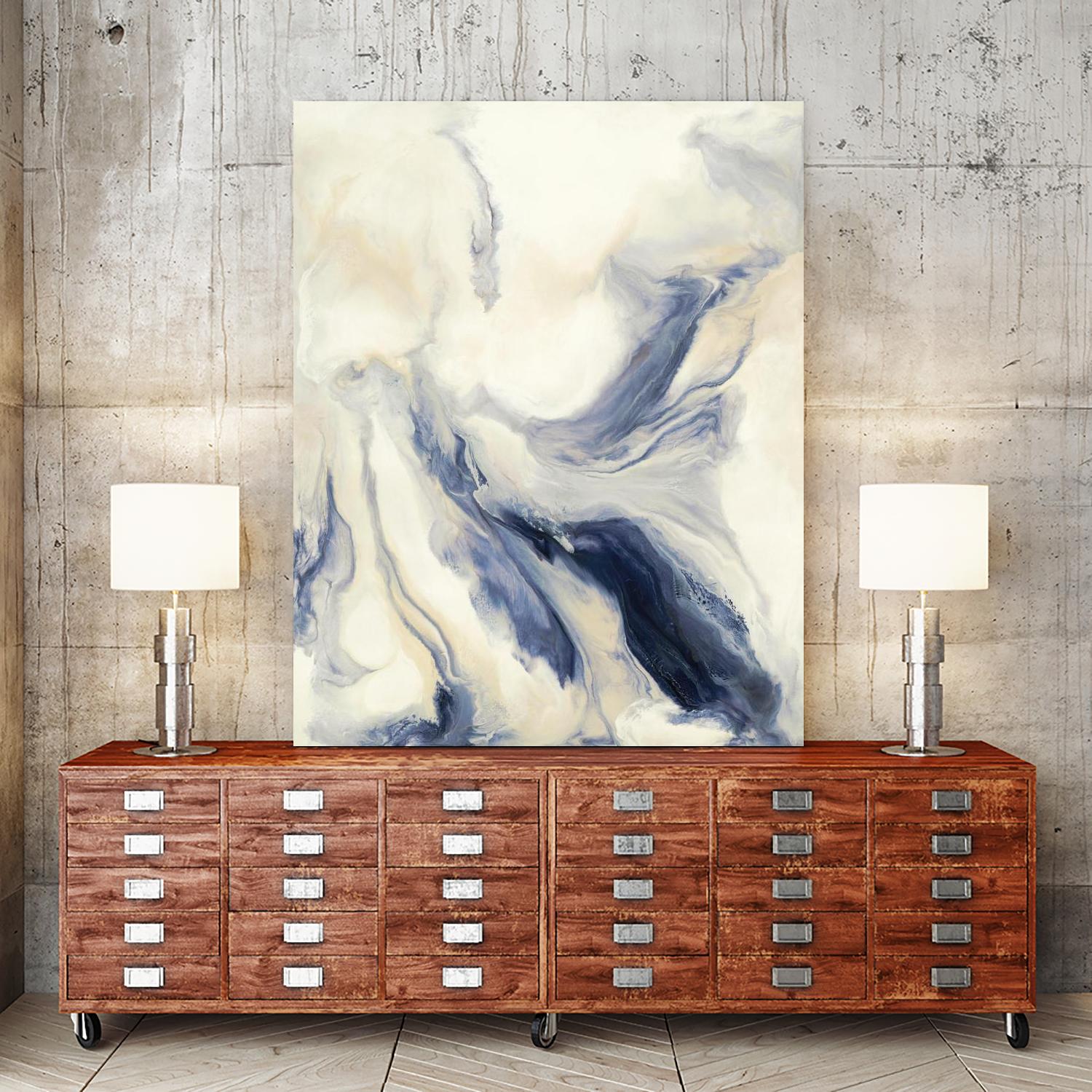 Untitled by Corrie LaVelle on GIANT ART - whites & creams fluid abstract white