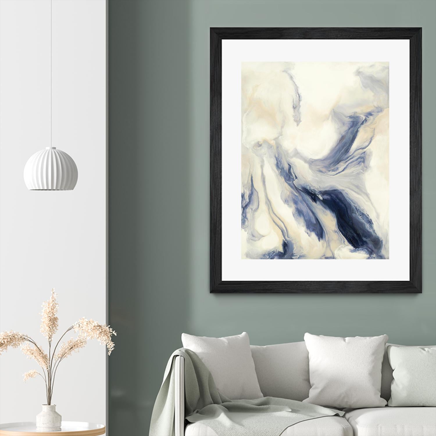Untitled by Corrie LaVelle on GIANT ART - whites & creams fluid abstract white
