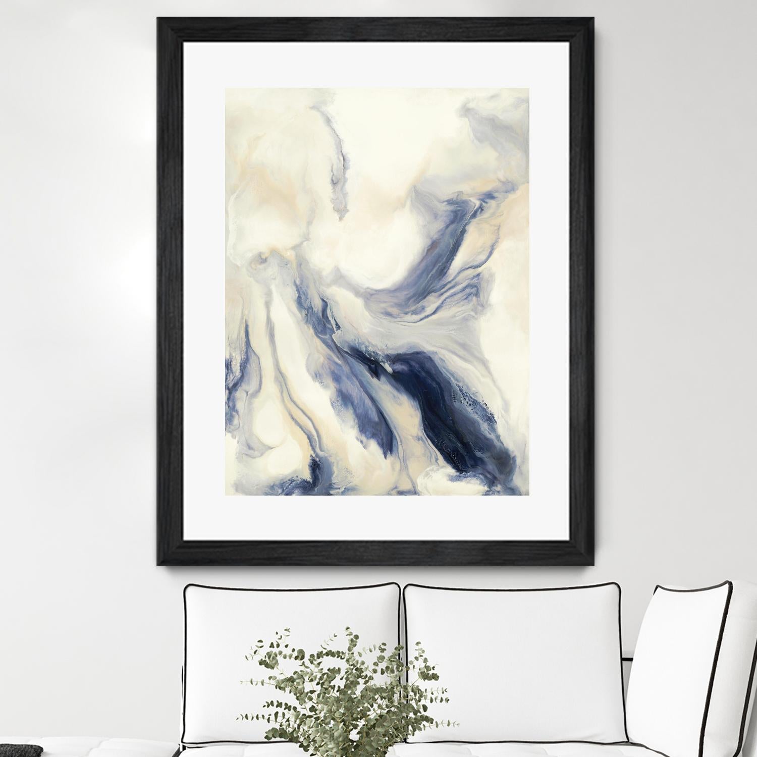 Untitled by Corrie LaVelle on GIANT ART - whites & creams fluid abstract white