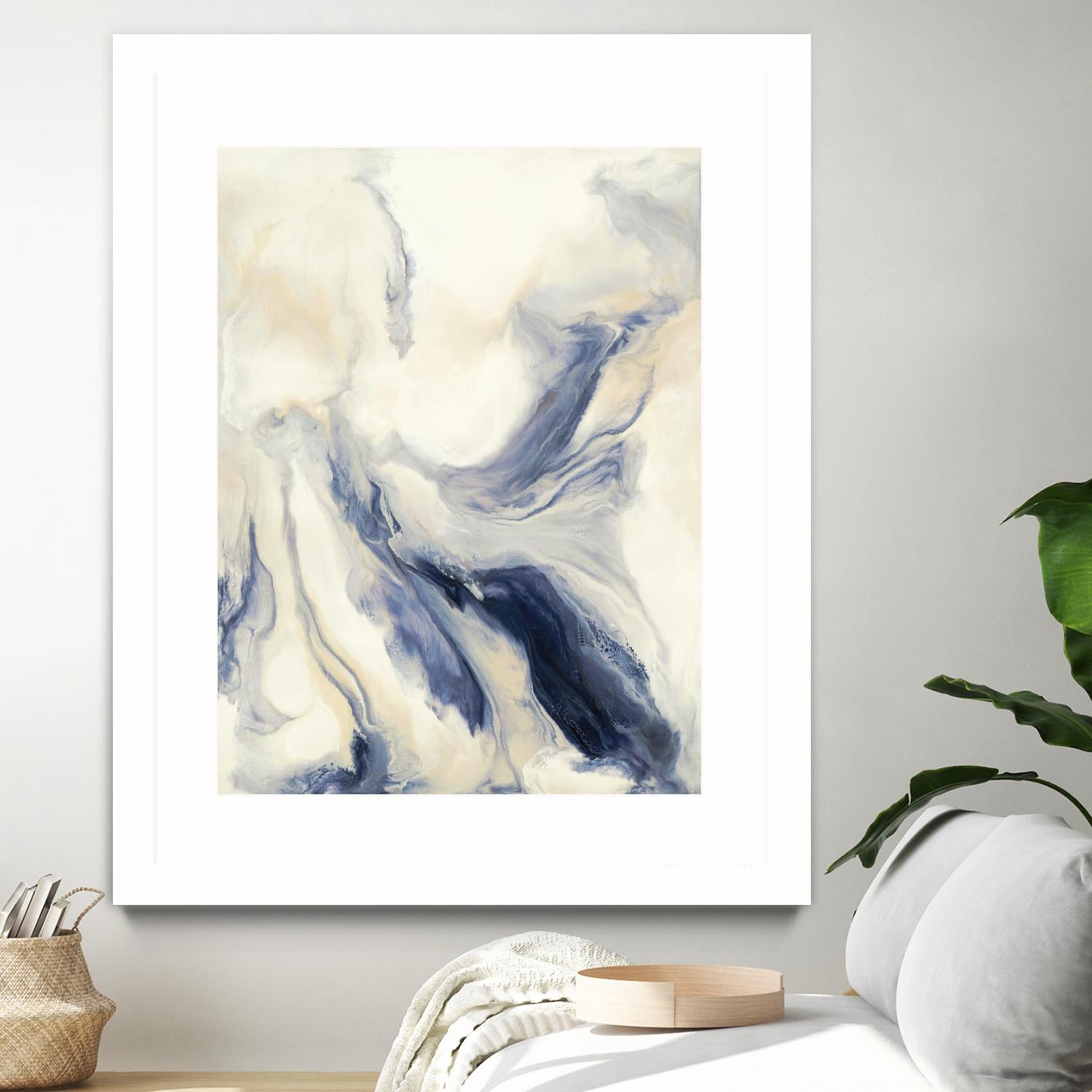 Untitled by Corrie LaVelle on GIANT ART - whites & creams fluid abstract white