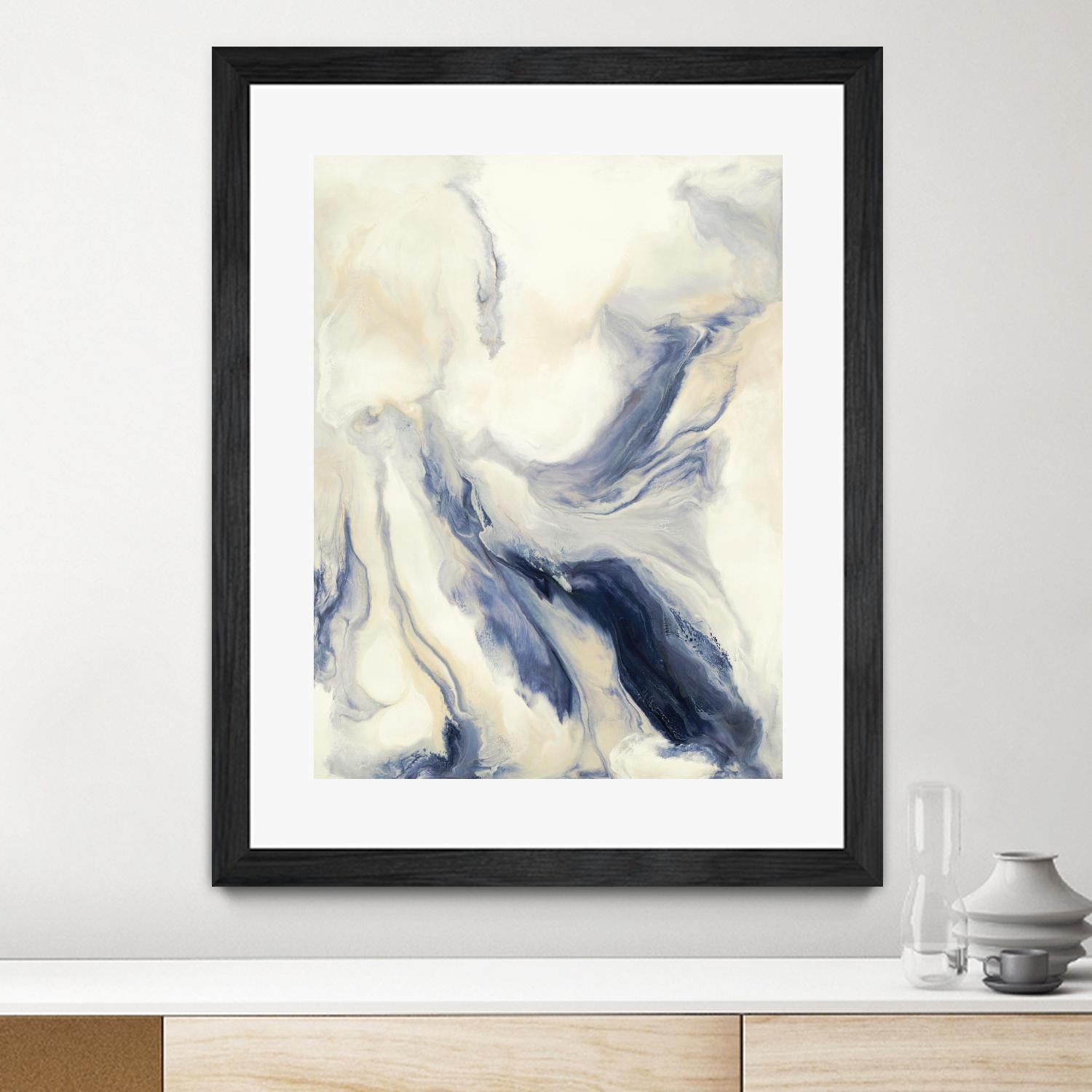 Untitled by Corrie LaVelle on GIANT ART - whites & creams fluid abstract white