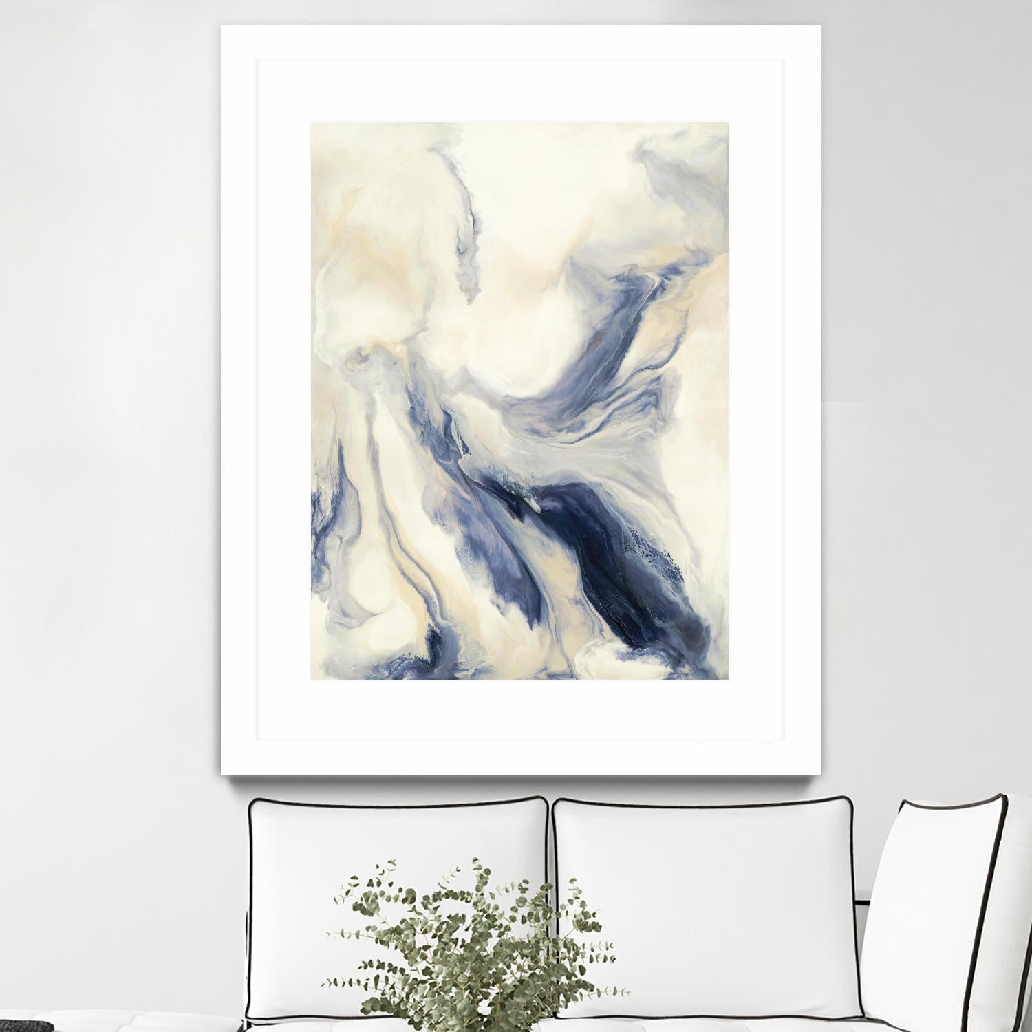 Untitled by Corrie LaVelle on GIANT ART - whites & creams fluid abstract white