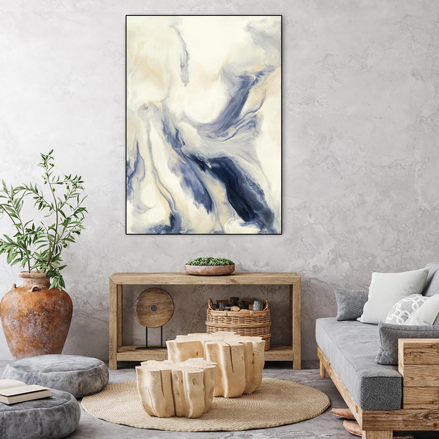 Untitled by Corrie LaVelle on GIANT ART - whites & creams fluid abstract white