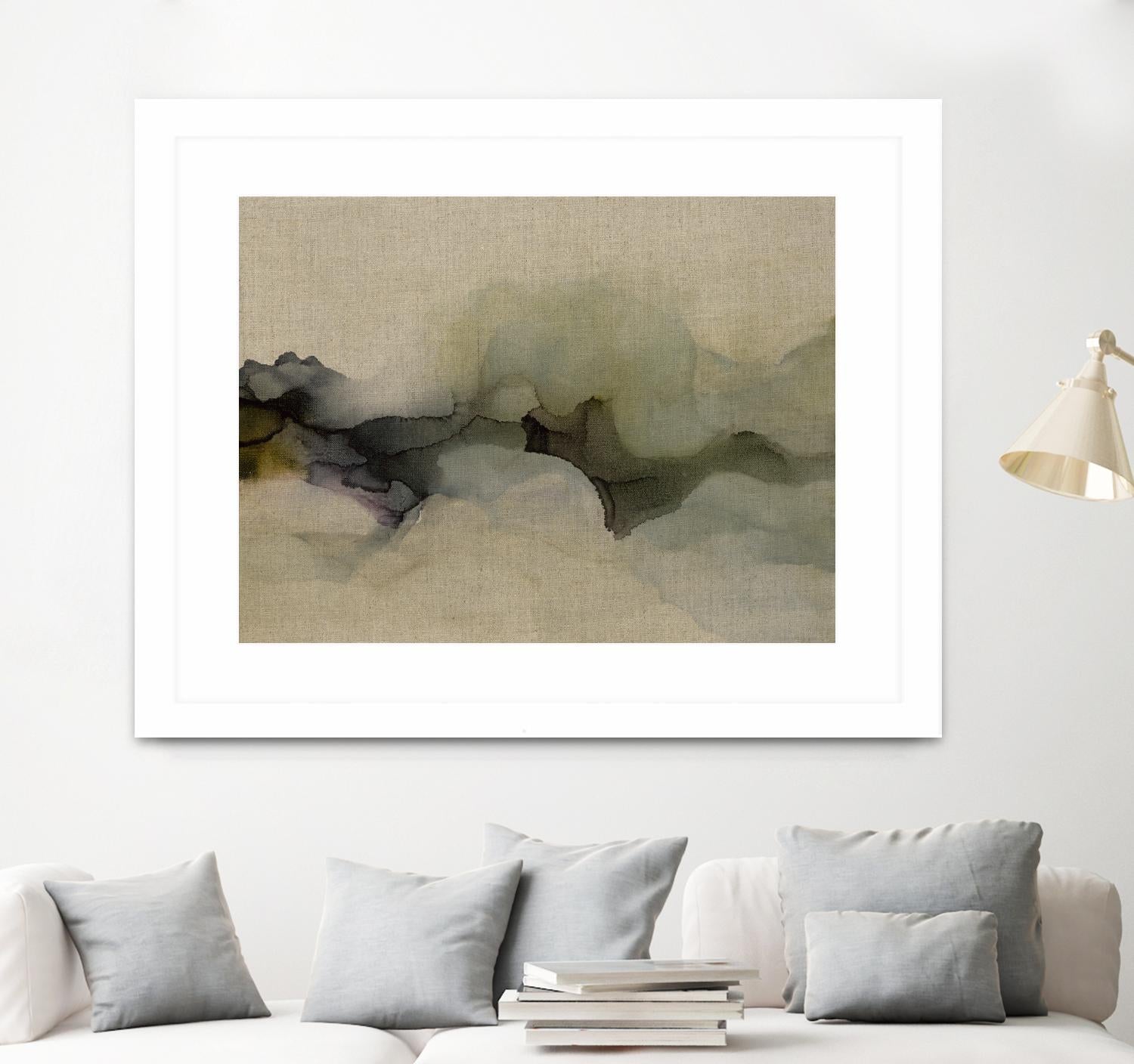 When It Rains It Pours by Kippi Leonard on GIANT ART - browns fluid abstracts