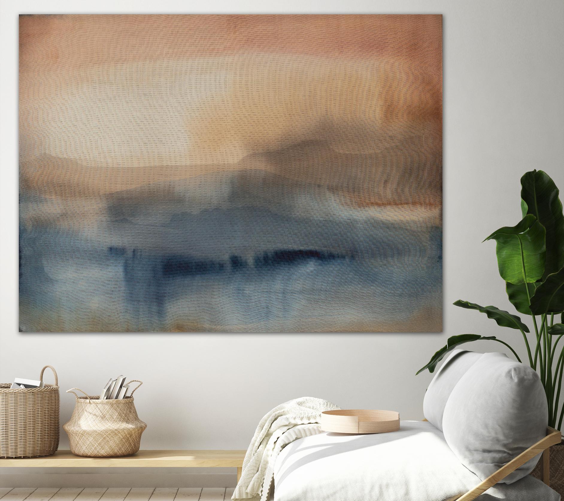 GOLDEN DESERTS by KIPPI LEONARD on GIANT ART - gold abstract abstract