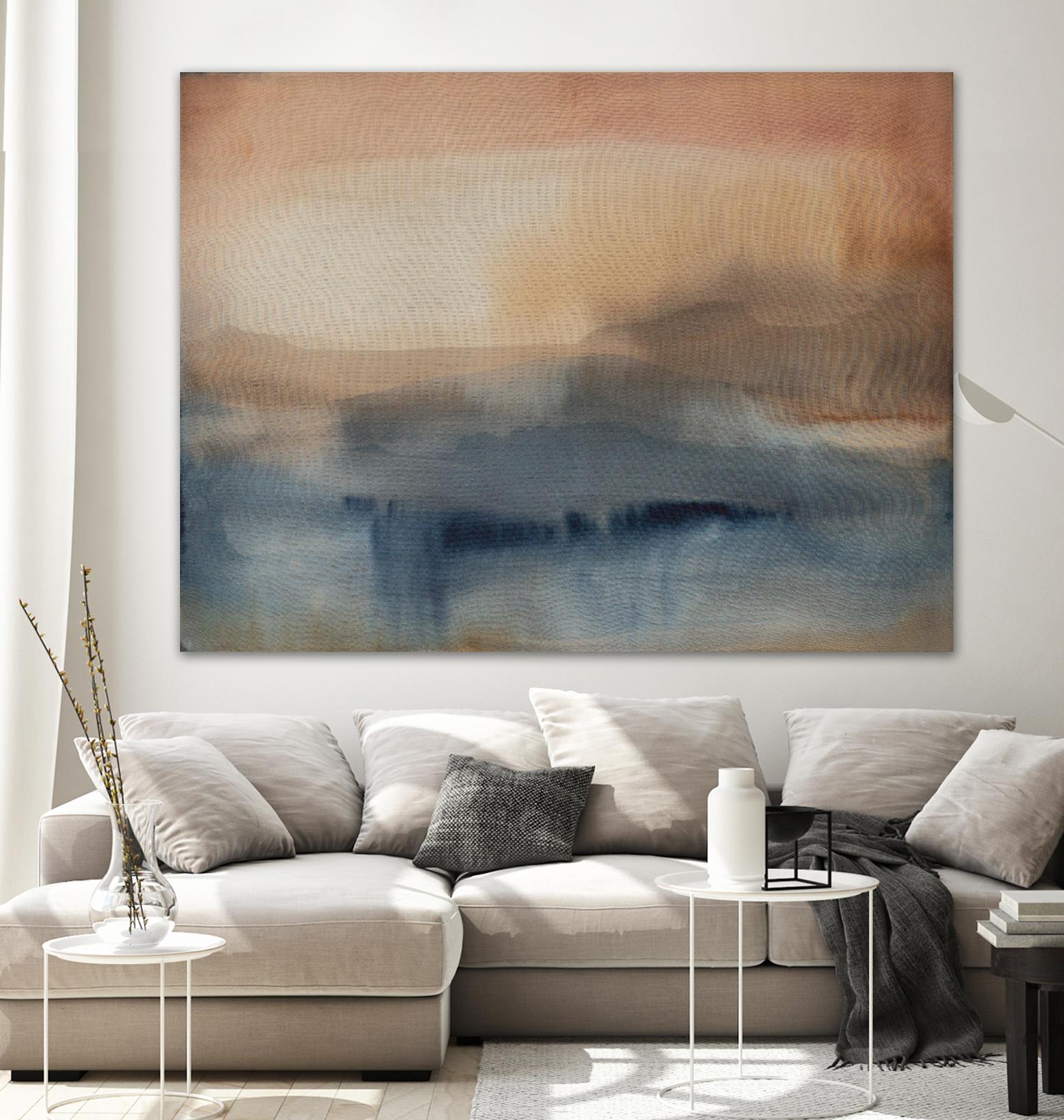 GOLDEN DESERTS by KIPPI LEONARD on GIANT ART - gold abstract abstract