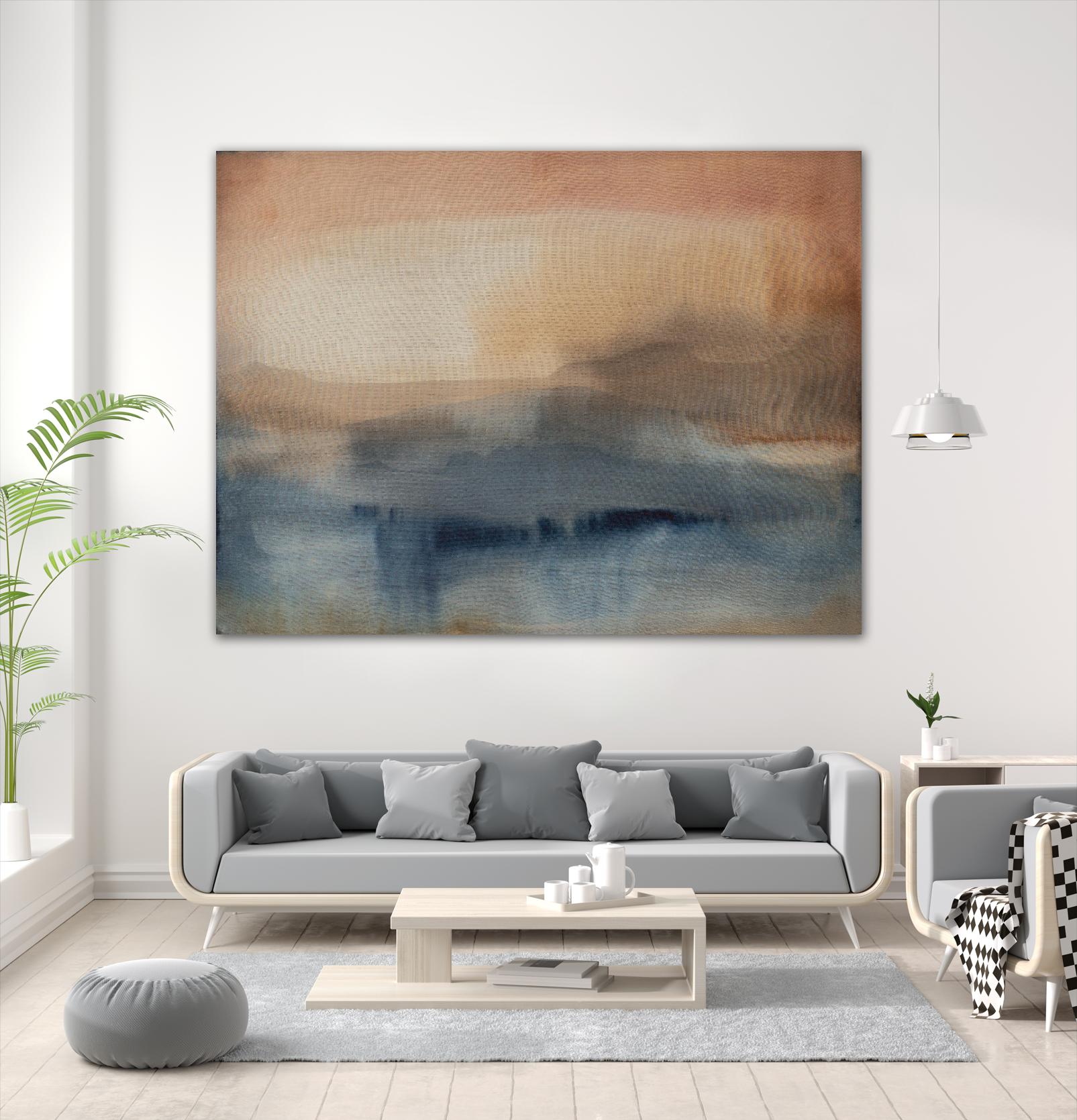 GOLDEN DESERTS by KIPPI LEONARD on GIANT ART - gold abstract abstract