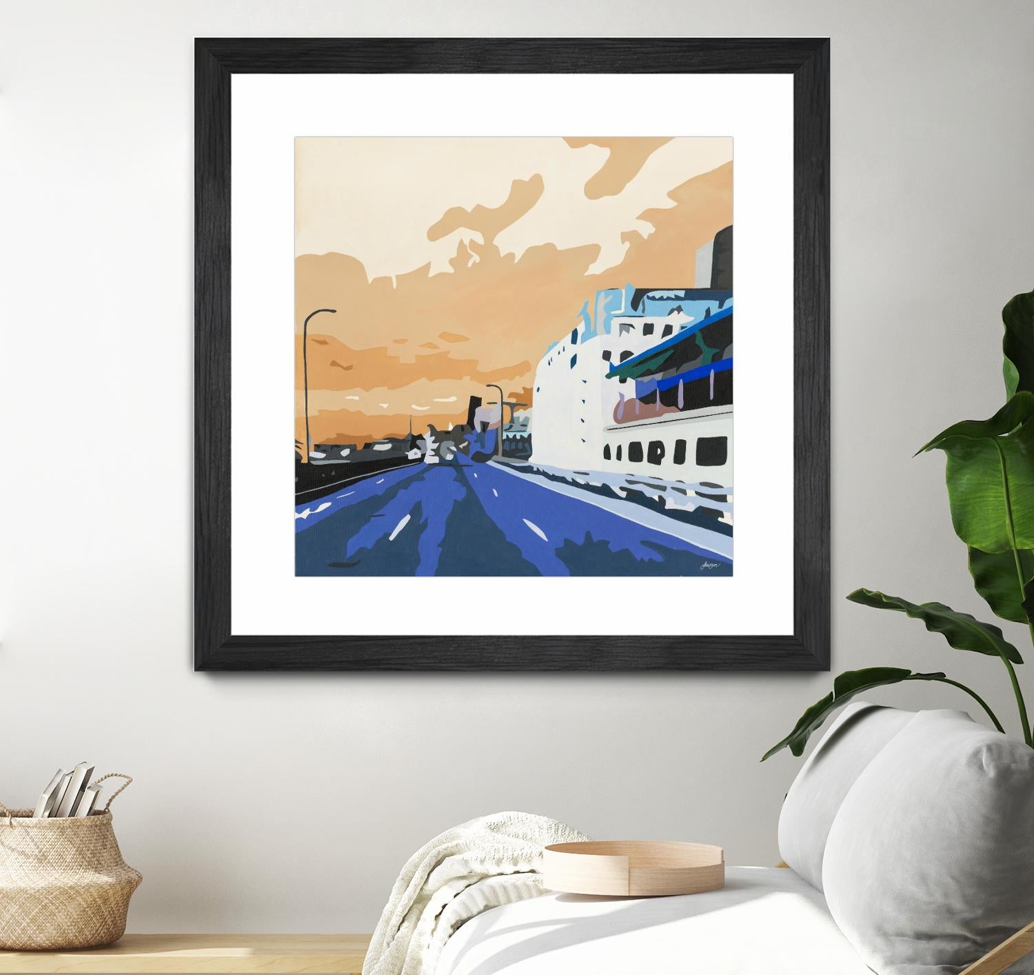 Viaduct Ghosts by Beth Ann Lawson on GIANT ART - blues cityscapes city