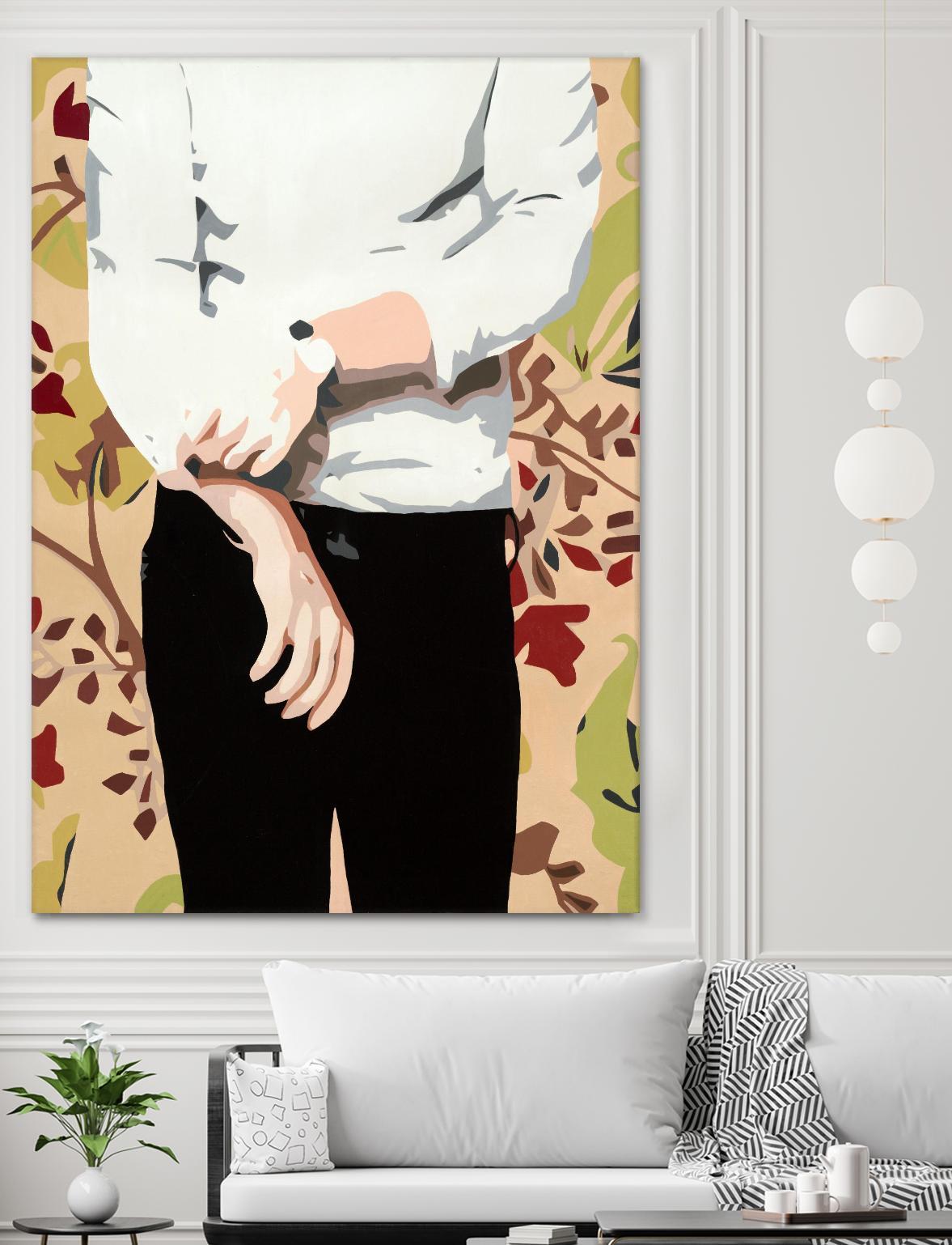 Mr. Right by Beth Ann Lawson on GIANT ART - black figurative fashion