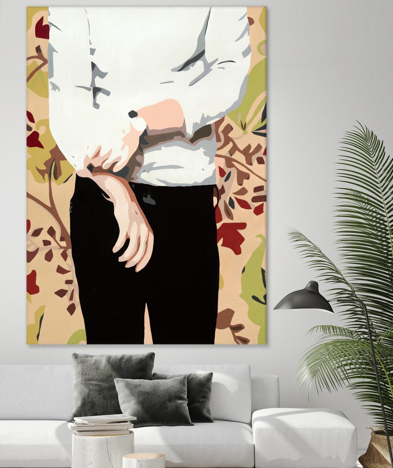 Mr. Right by Beth Ann Lawson on GIANT ART - black figurative fashion