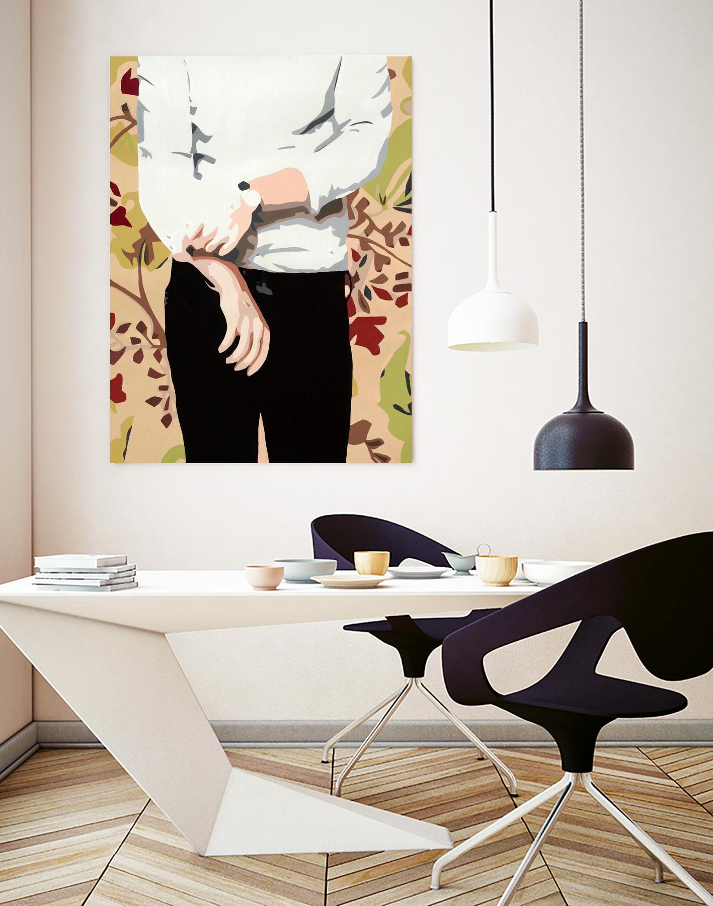 Mr. Right by Beth Ann Lawson on GIANT ART - black figurative fashion