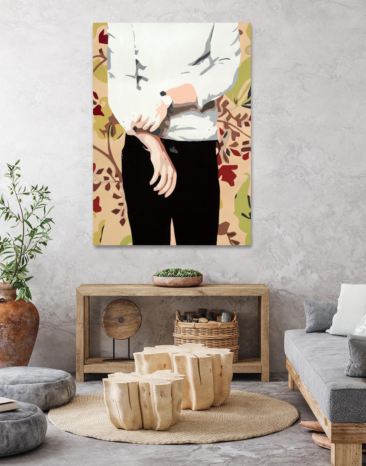 Mr. Right by Beth Ann Lawson on GIANT ART - black figurative fashion