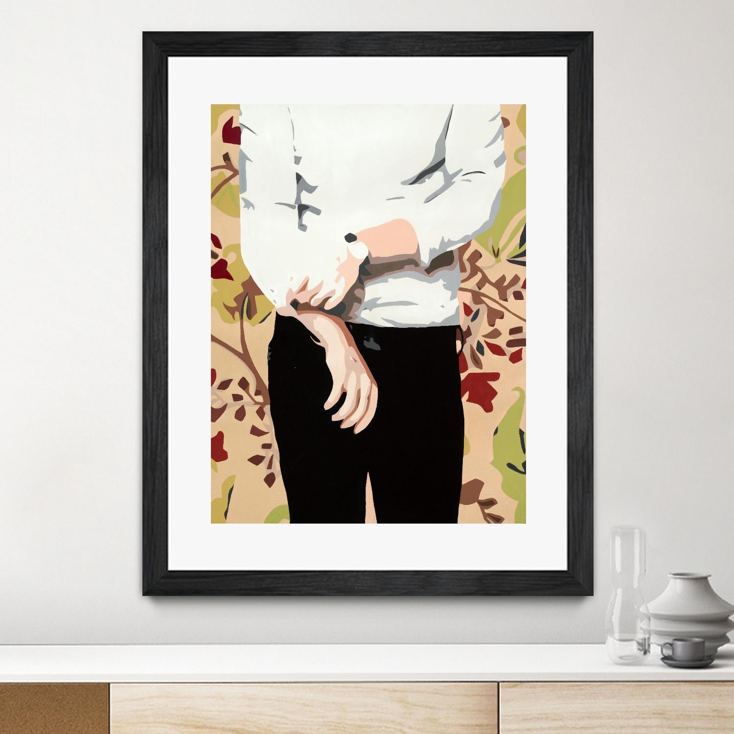 Mr. Right by Beth Ann Lawson on GIANT ART - black figurative fashion