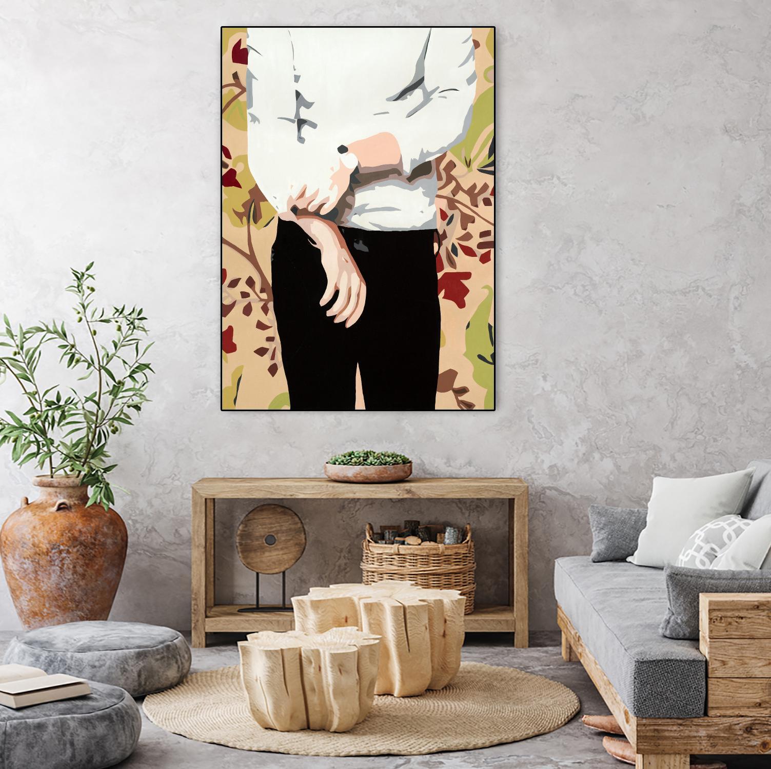 Mr. Right by Beth Ann Lawson on GIANT ART - black figurative fashion