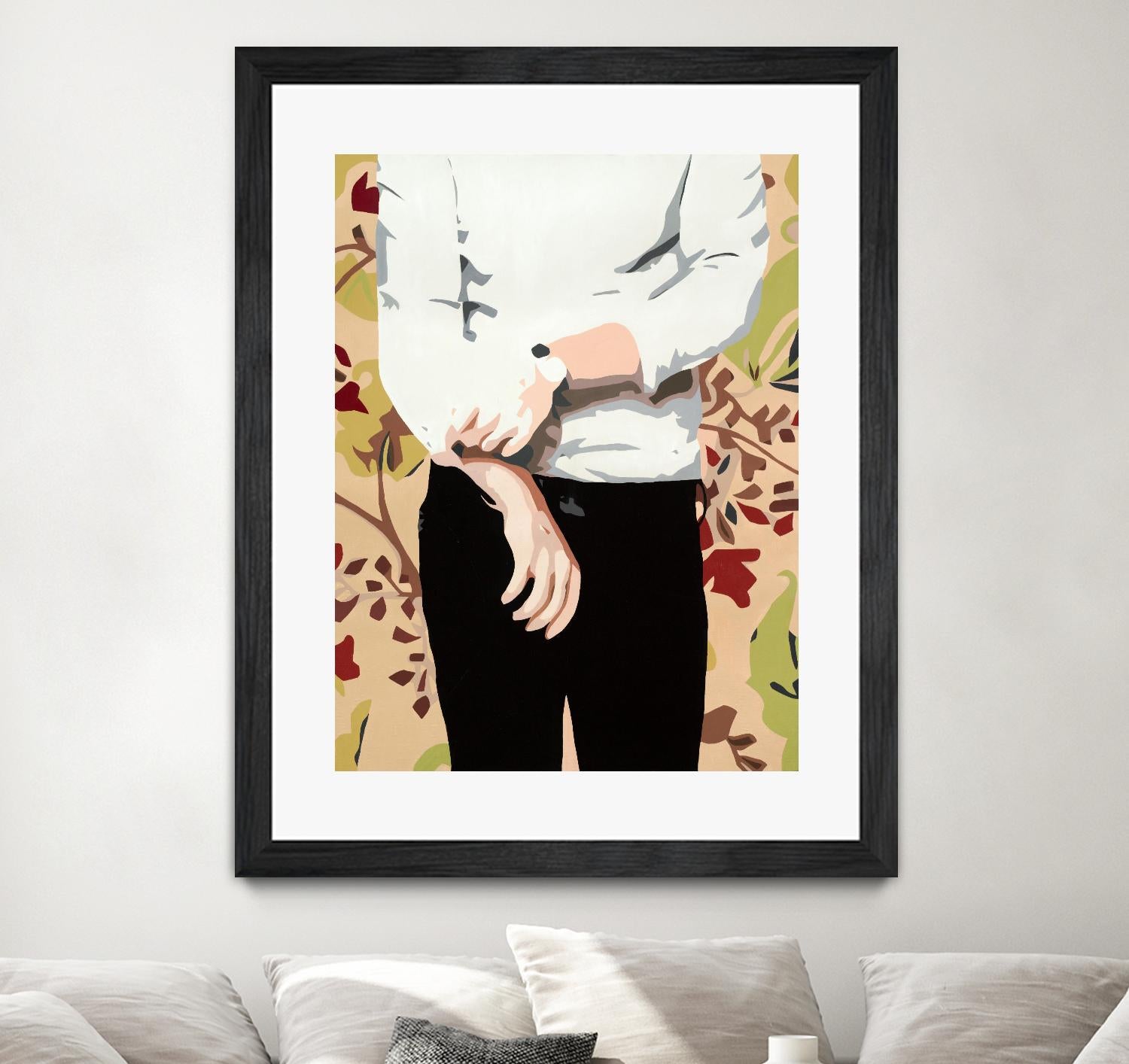 Mr. Right by Beth Ann Lawson on GIANT ART - black figurative fashion