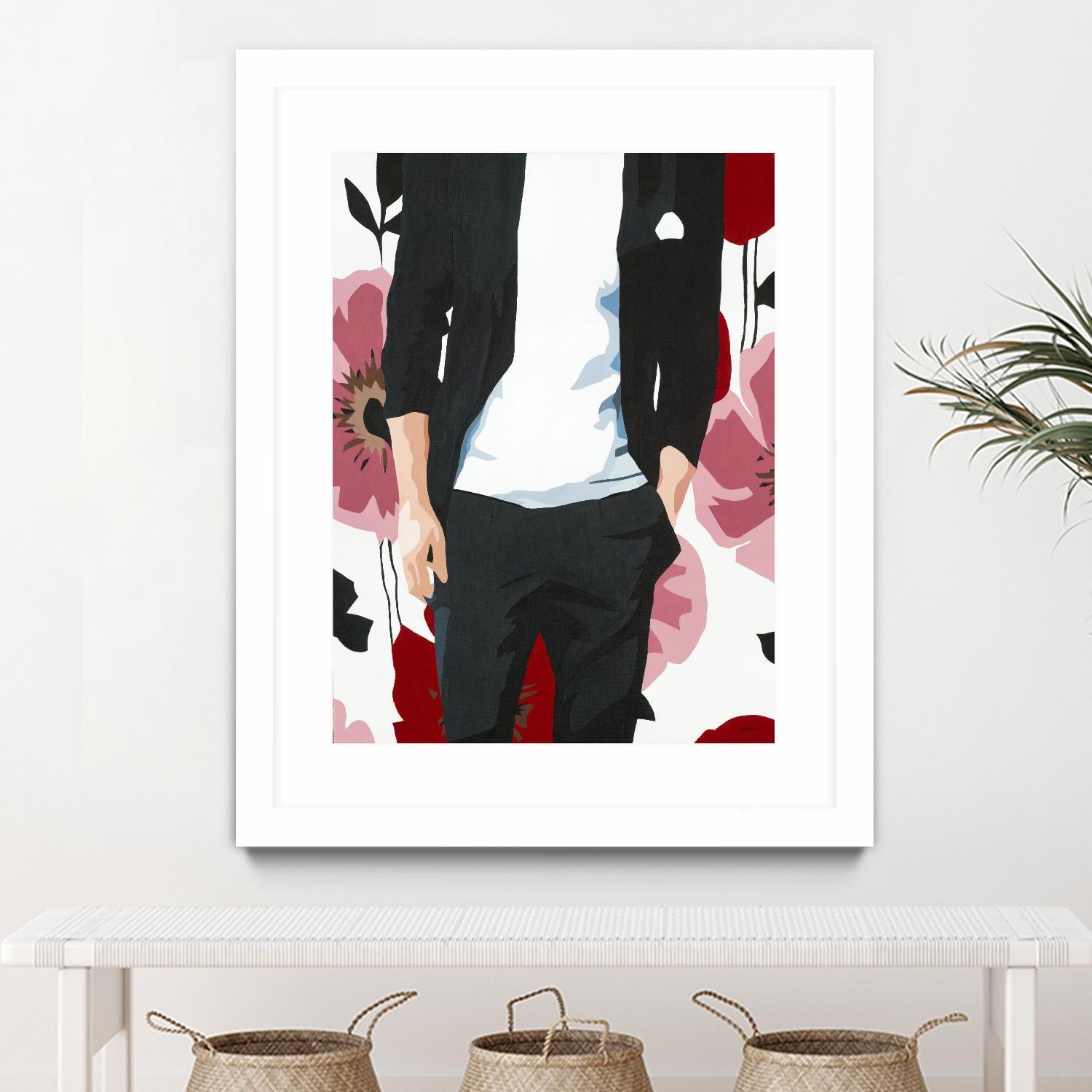 Mr. Right #2 by Beth Ann Lawson on GIANT ART - black figurative fashion