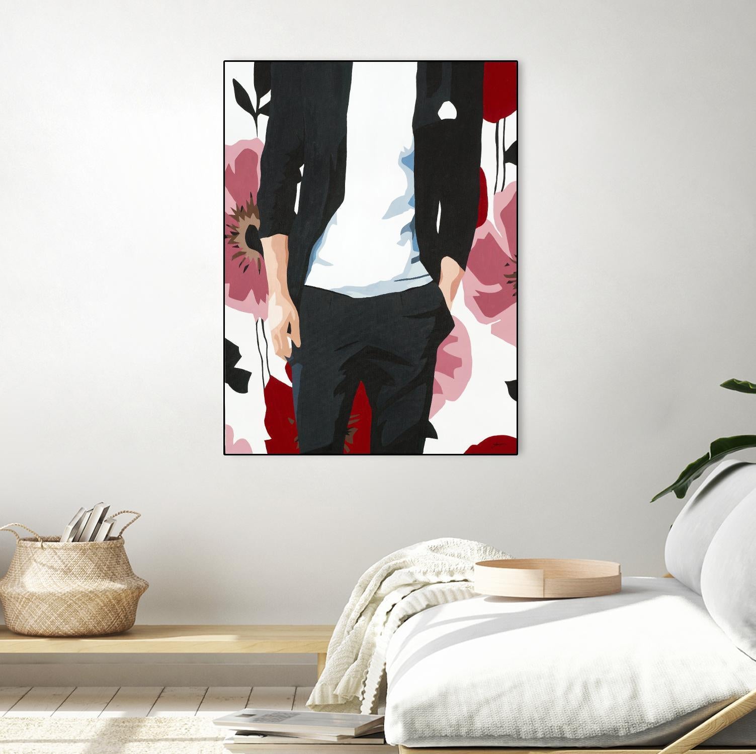 Mr. Right #2 by Beth Ann Lawson on GIANT ART - black figurative fashion