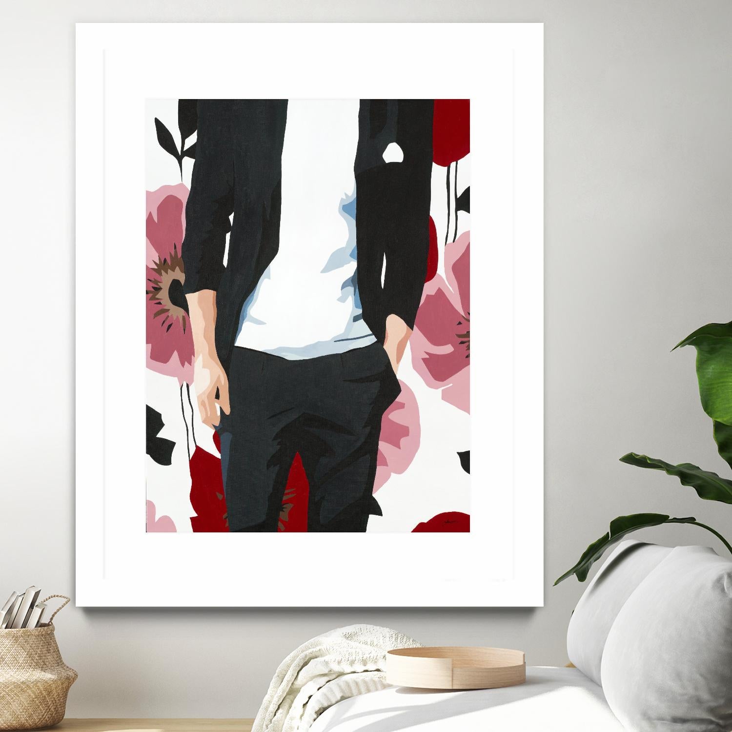 Mr. Right #2 by Beth Ann Lawson on GIANT ART - black figurative fashion