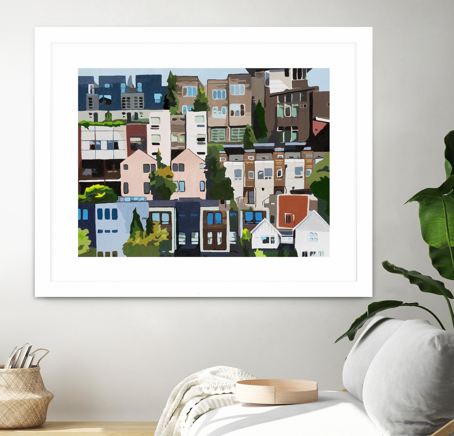 SoundHouse by Beth Ann Lawson on GIANT ART - grays cityscapes neighborhood