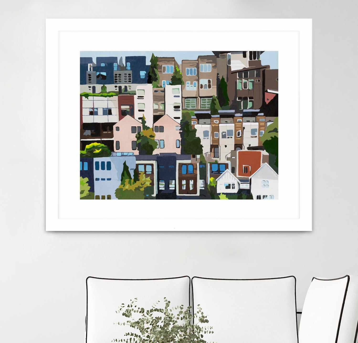 SoundHouse by Beth Ann Lawson on GIANT ART - grays cityscapes neighborhood