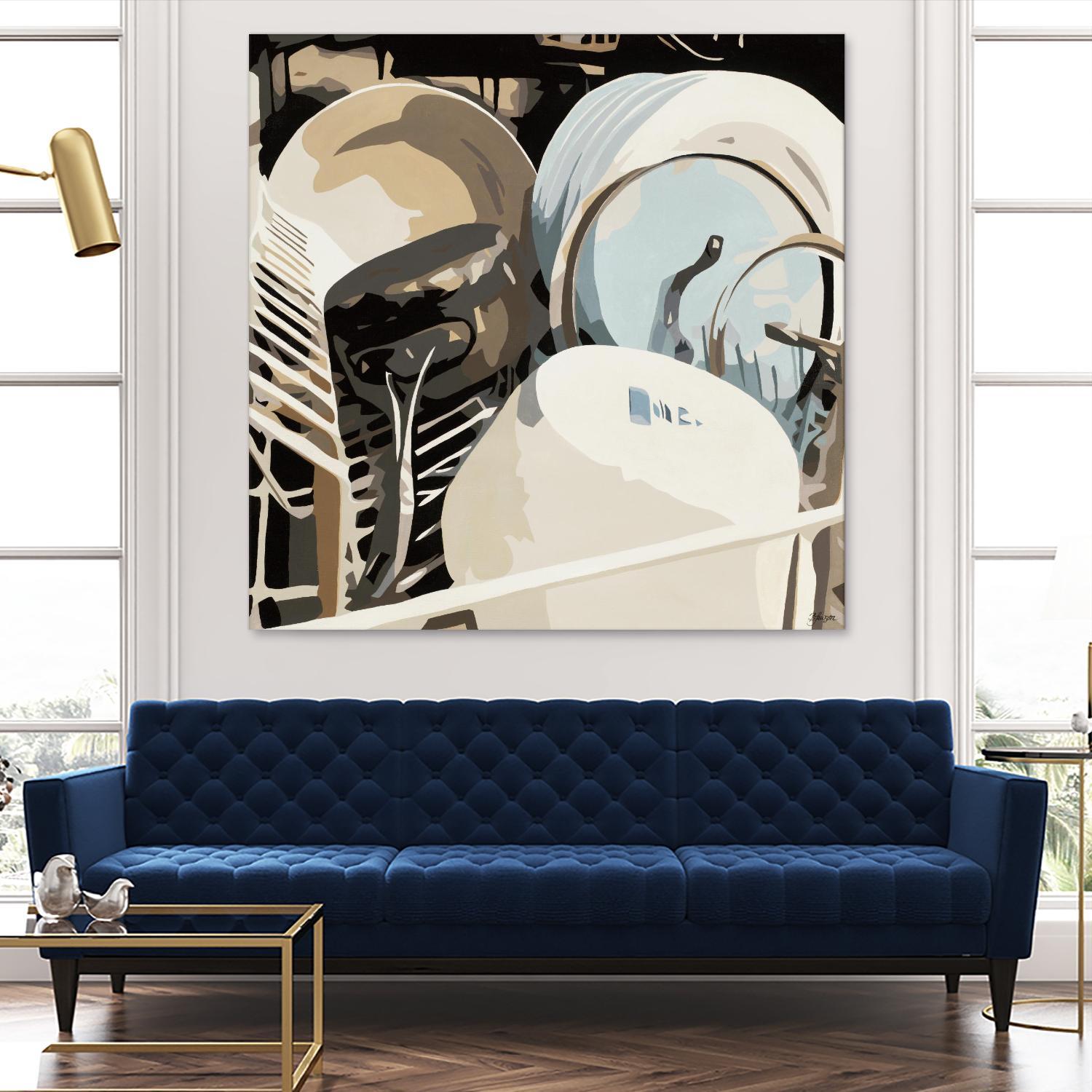 Kitchen BFF by Beth Ann Lawson on GIANT ART - whites & creams food & drink kitchen