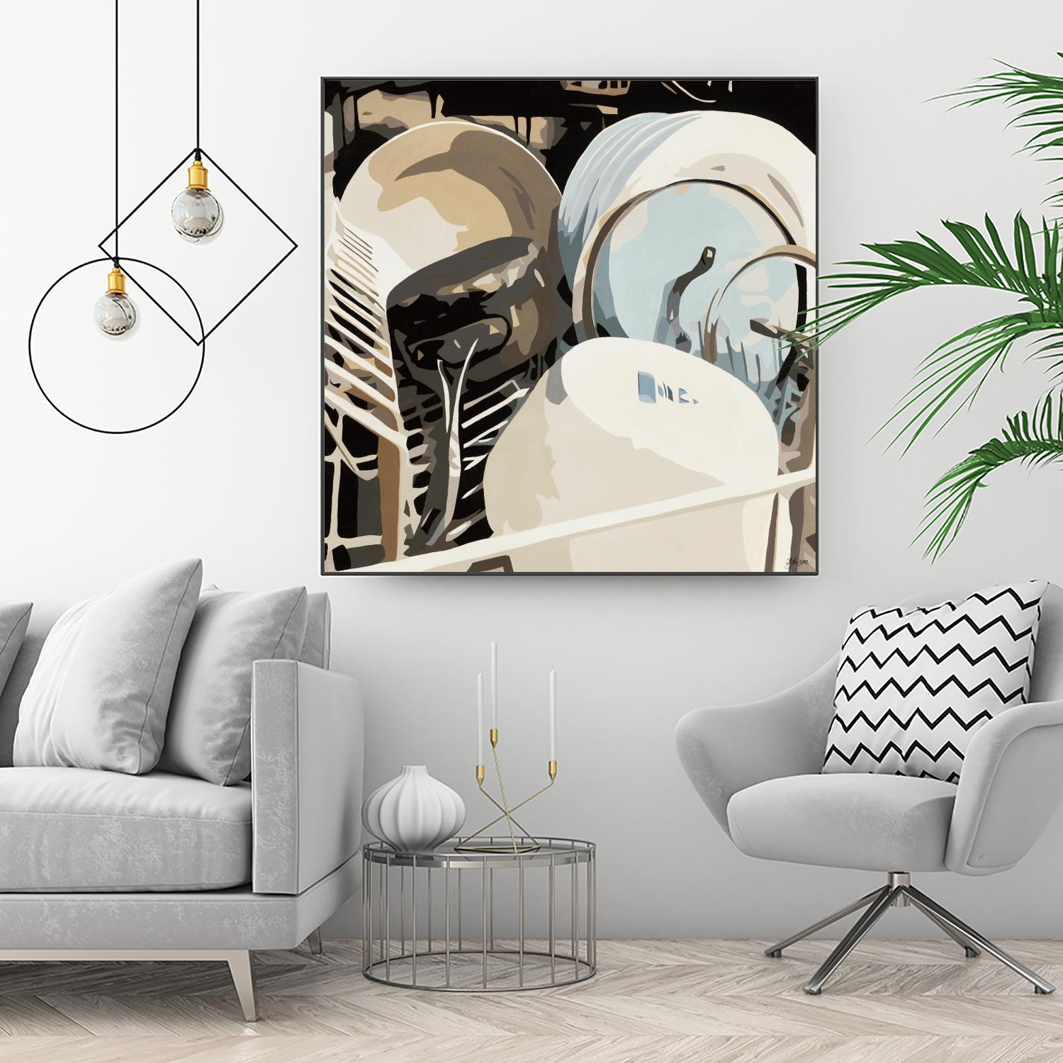 Kitchen BFF by Beth Ann Lawson on GIANT ART - whites & creams food & drink kitchen