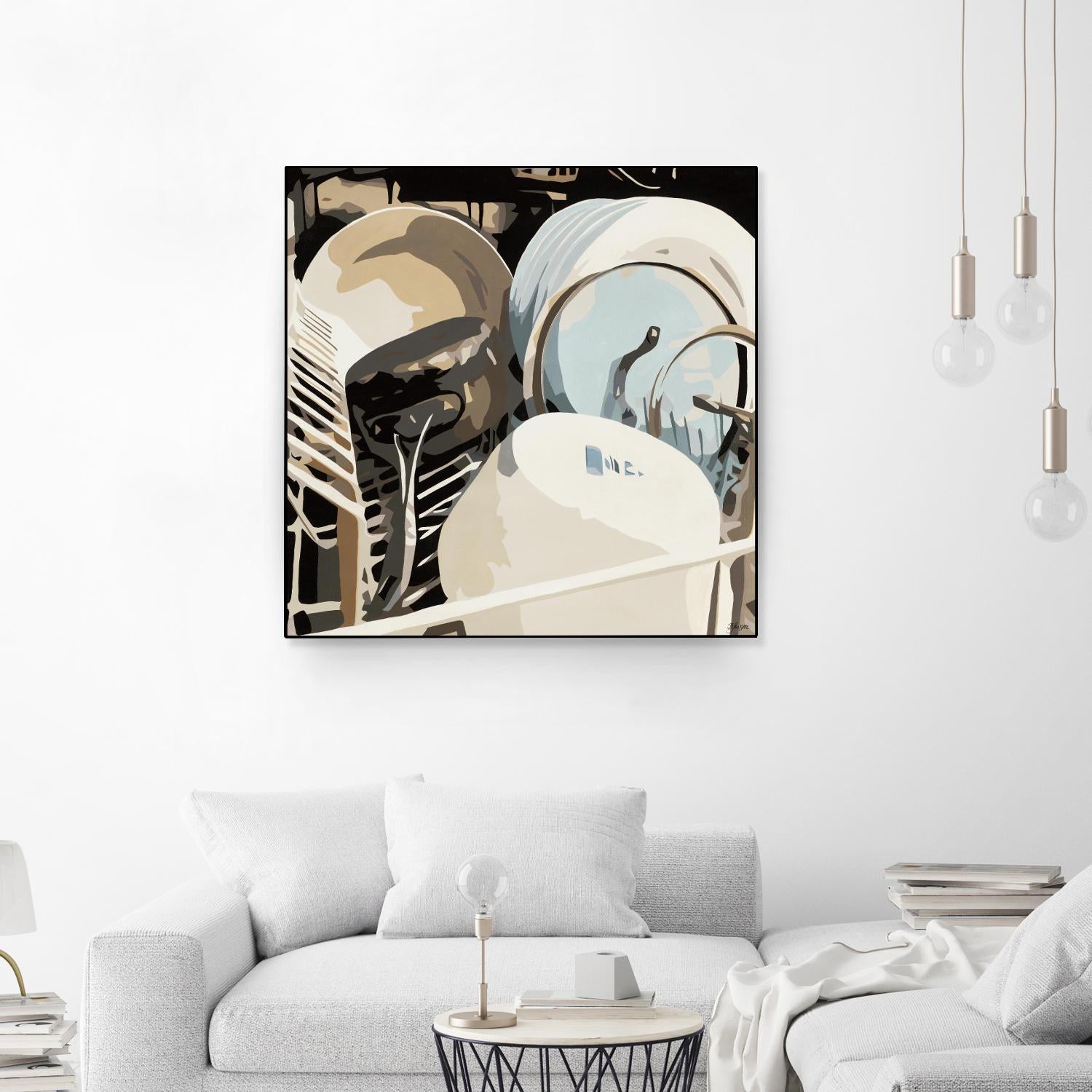 Kitchen BFF by Beth Ann Lawson on GIANT ART - whites & creams food & drink kitchen