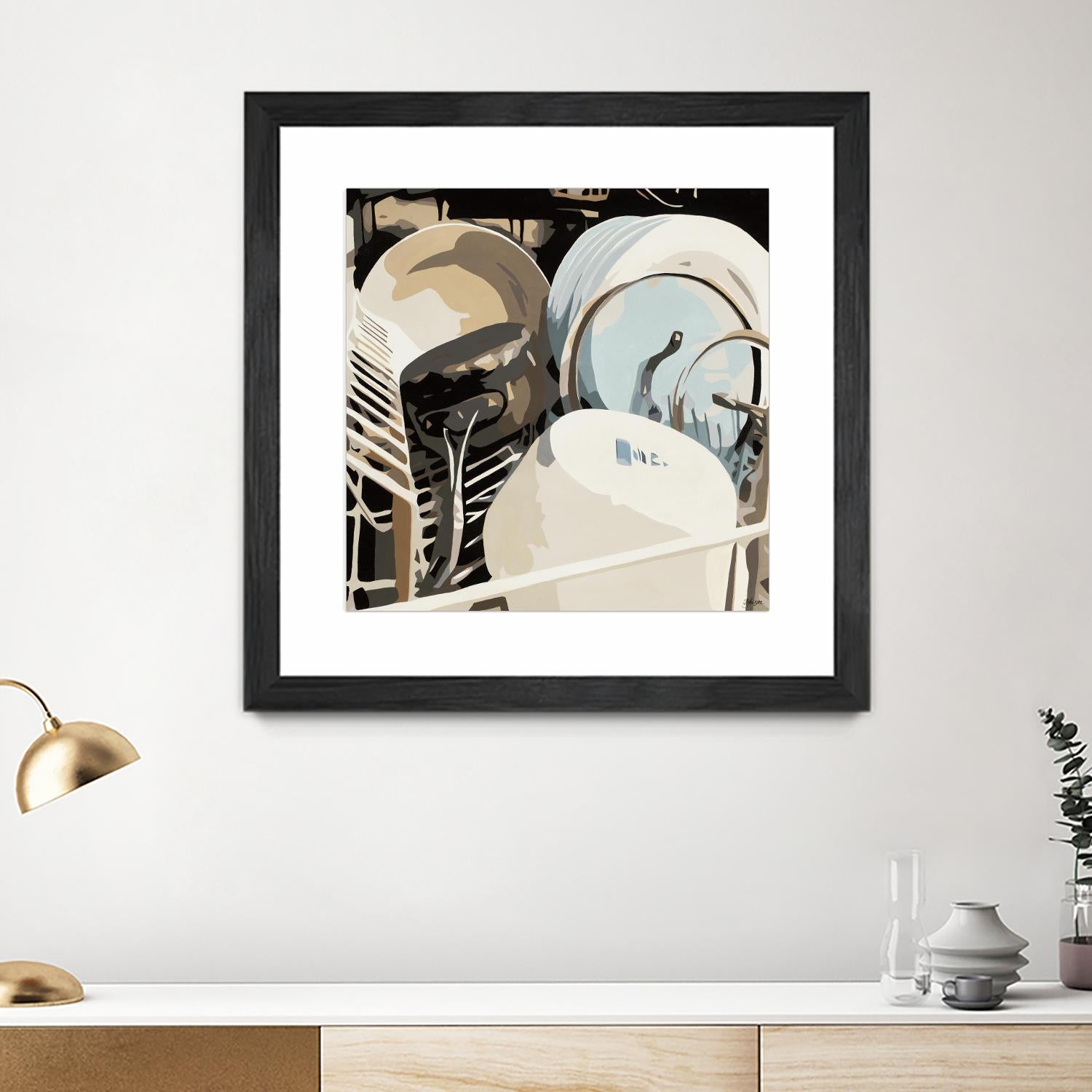 Kitchen BFF by Beth Ann Lawson on GIANT ART - whites & creams food & drink kitchen