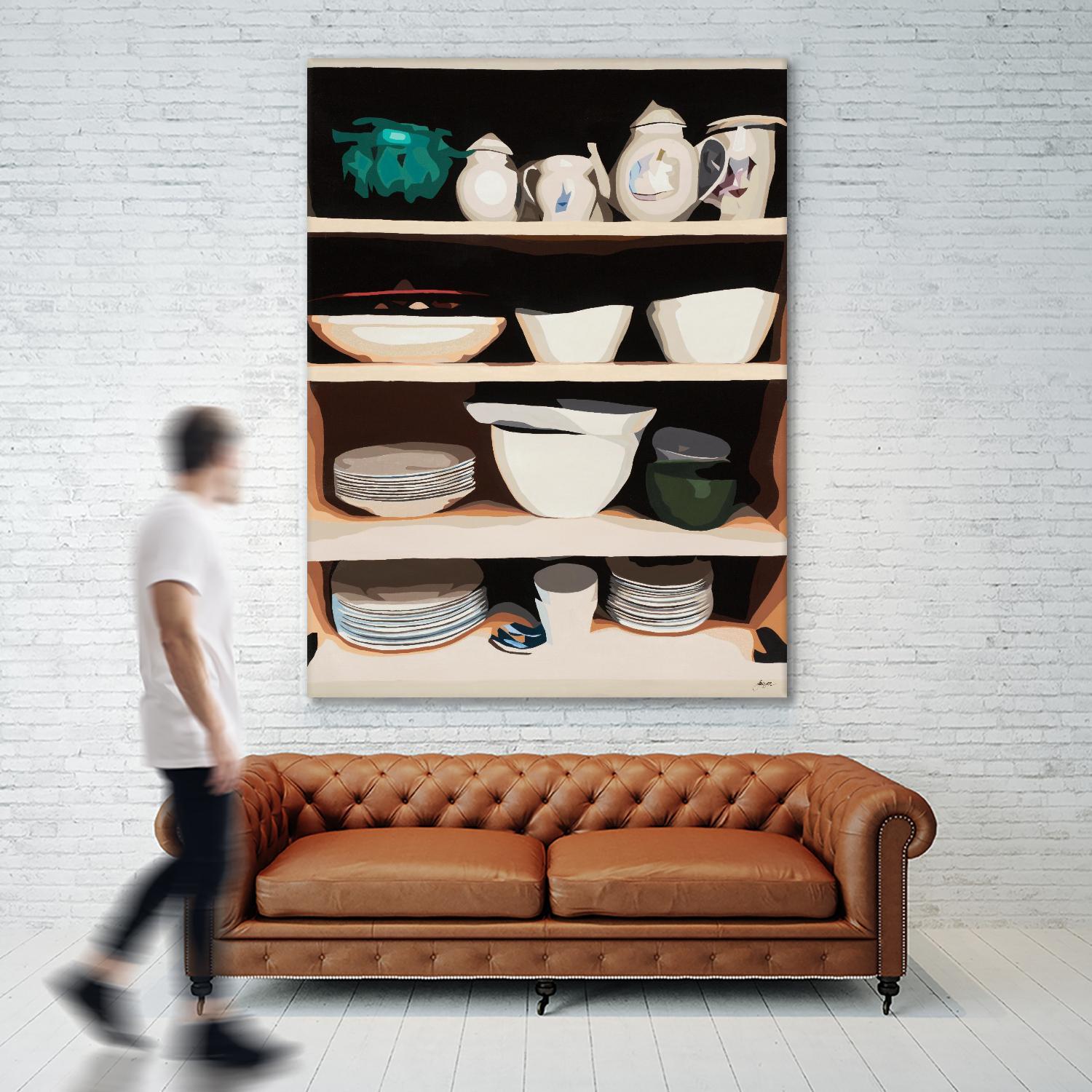 Shelf Isolation by Beth Ann Lawson on GIANT ART - whites & creams food & drink dishes