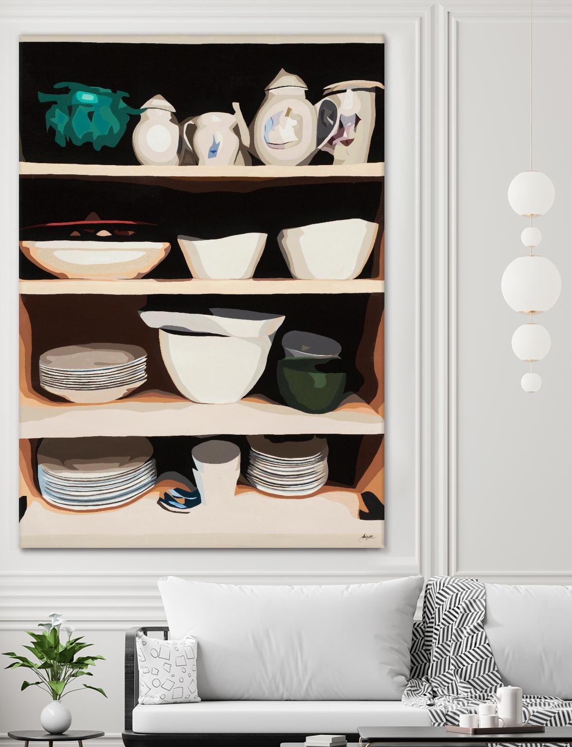 Shelf Isolation by Beth Ann Lawson on GIANT ART - whites & creams food & drink dishes