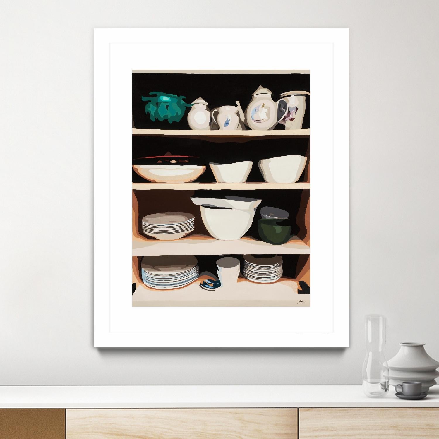 Shelf Isolation by Beth Ann Lawson on GIANT ART - whites & creams food & drink dishes