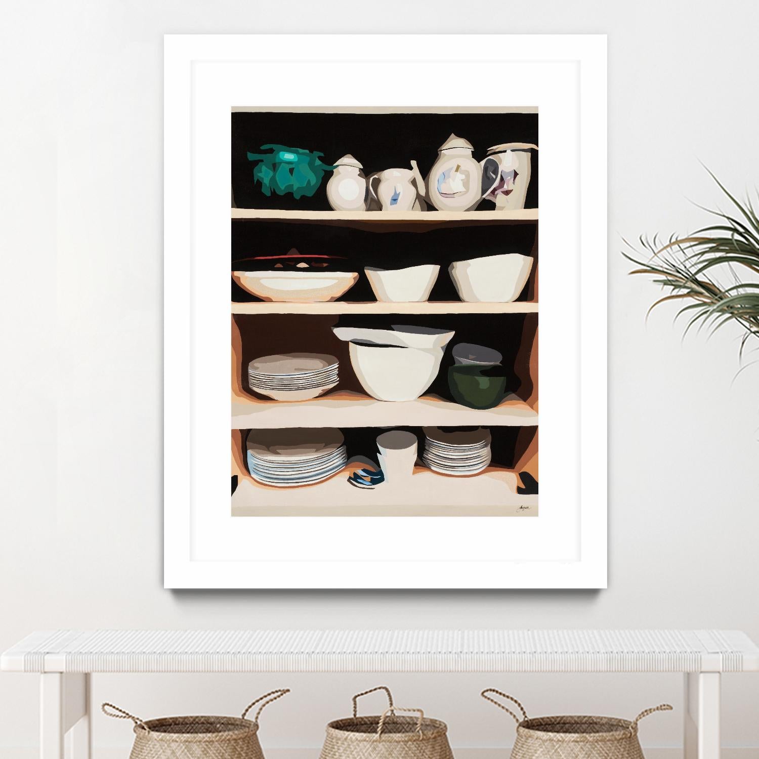 Shelf Isolation by Beth Ann Lawson on GIANT ART - whites & creams food & drink dishes