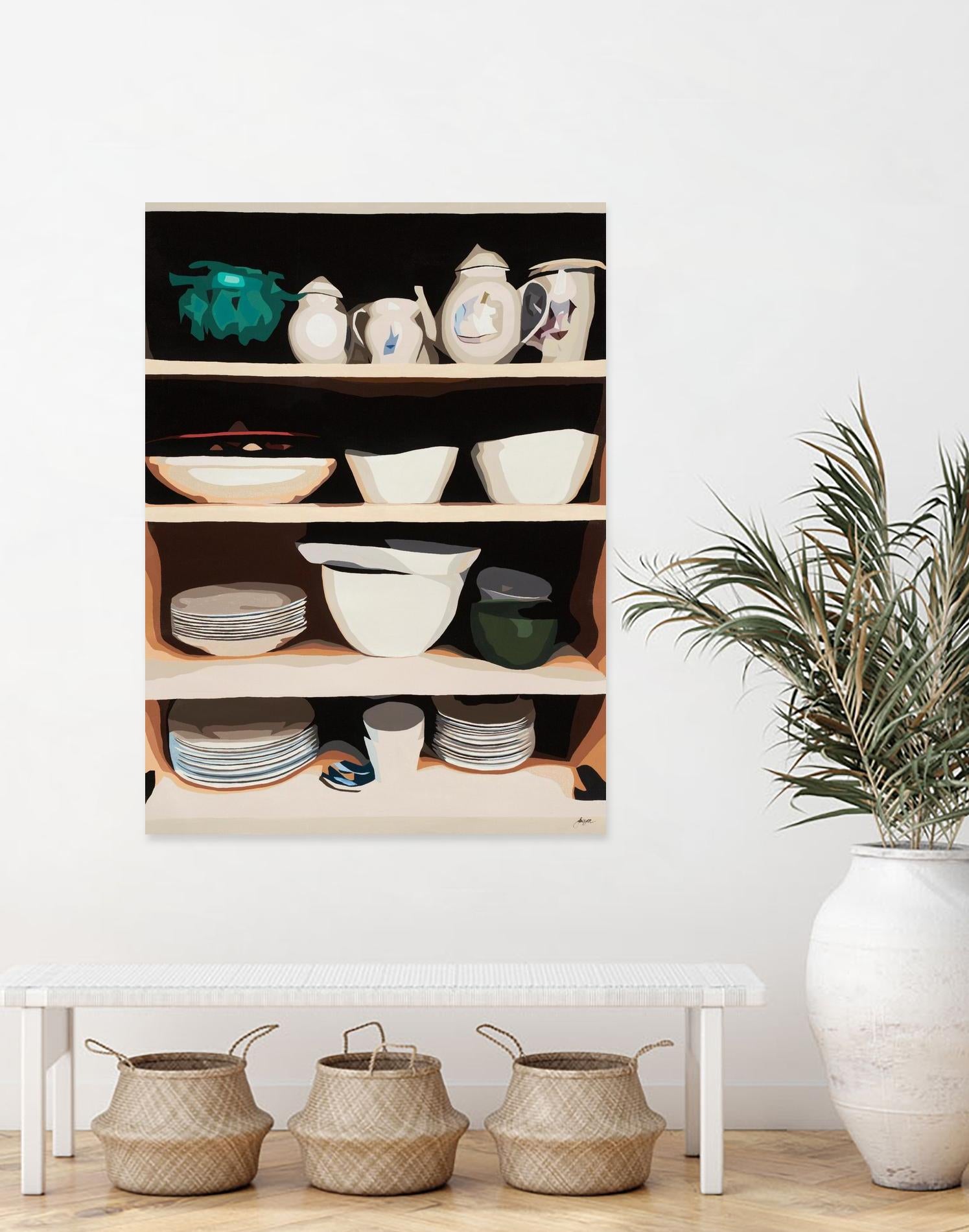 Shelf Isolation by Beth Ann Lawson on GIANT ART - whites & creams food & drink dishes