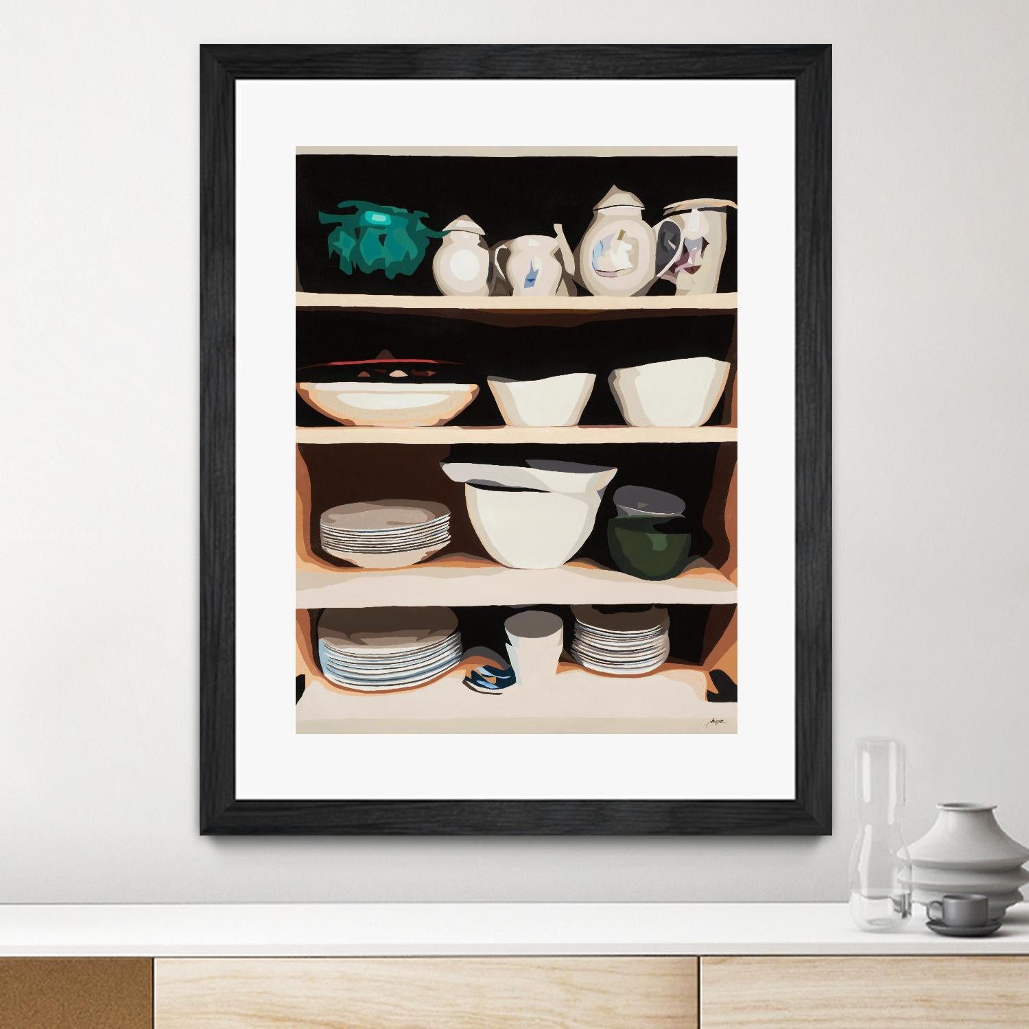 Shelf Isolation by Beth Ann Lawson on GIANT ART - whites & creams food & drink dishes